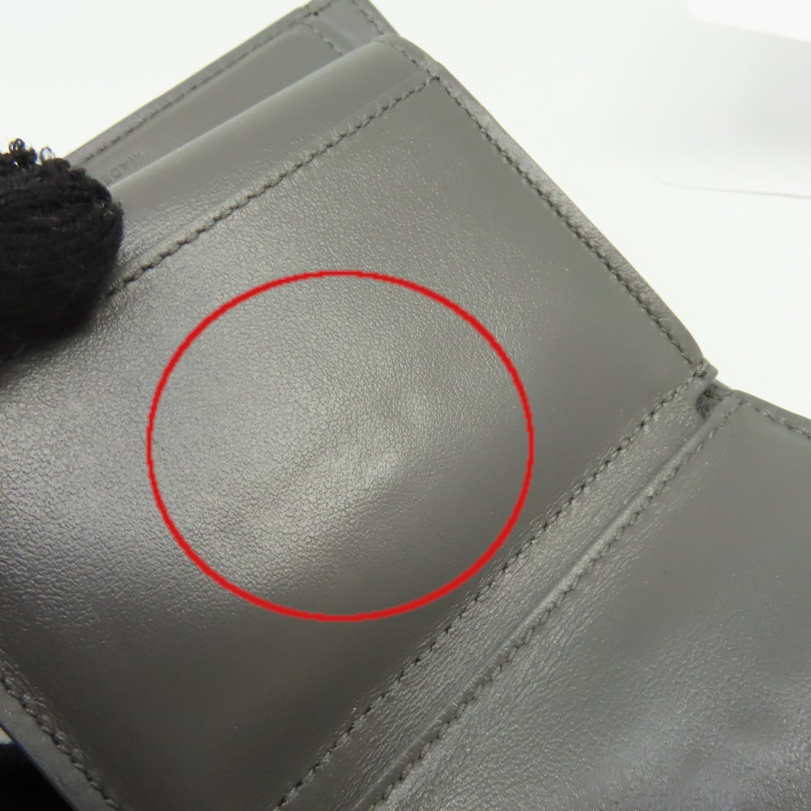 CELINE 牛皮皮革Short Wallet短錢包灰色