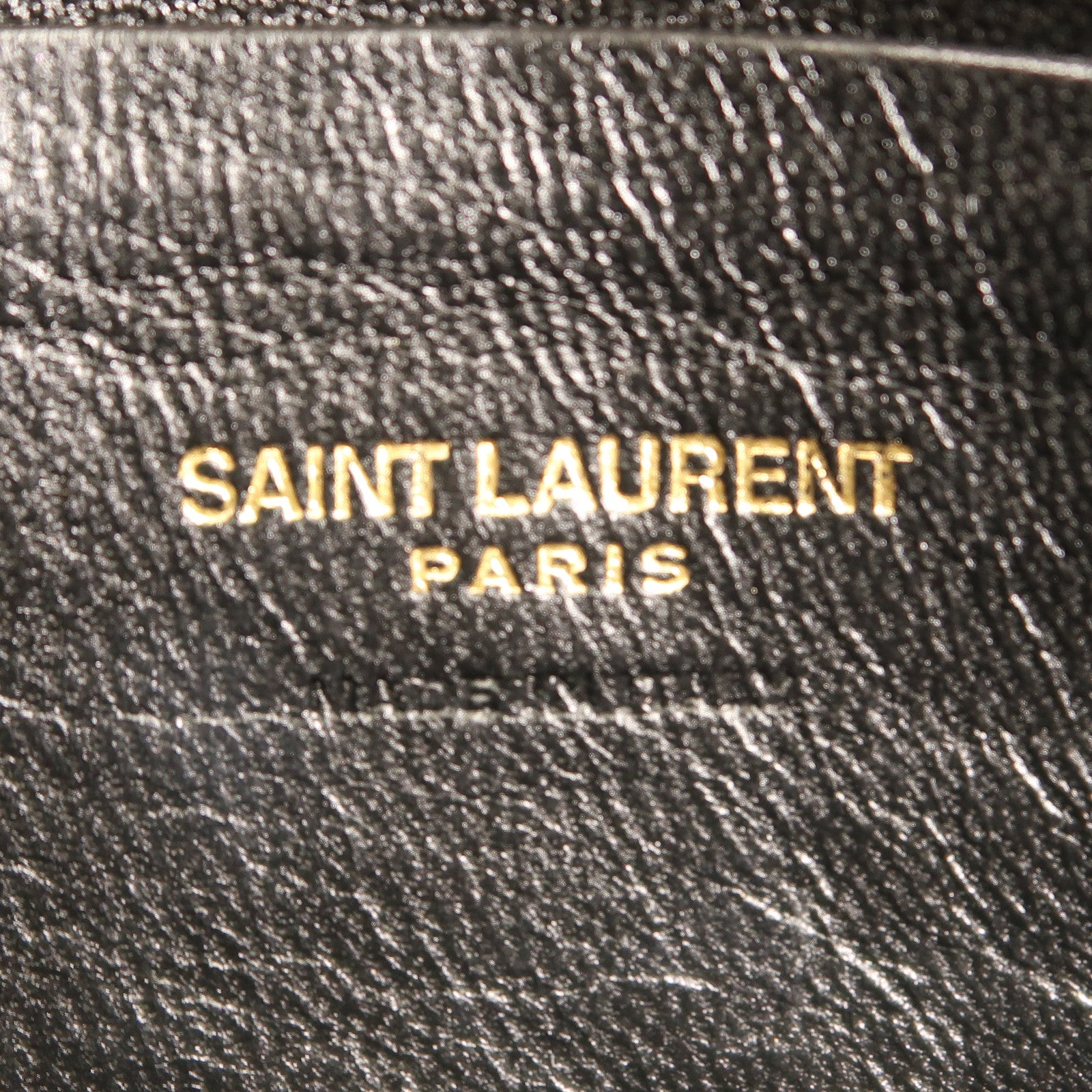 SAINT LAURENT 牛皮皮革Lou Mini金扣鏈帶肩背袋