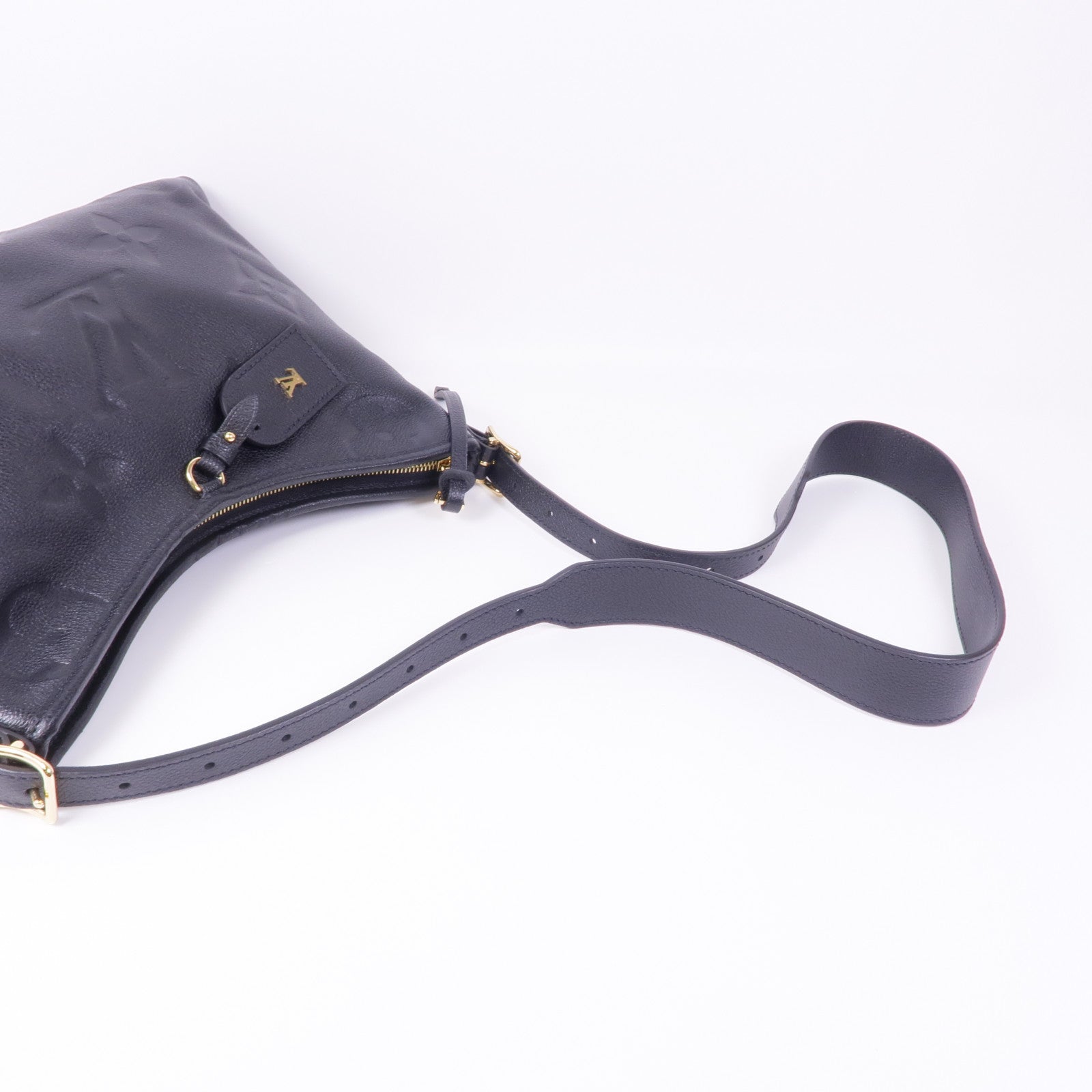 LOUIS VUITTON Monogram Empreinte Carryall PM金扣肩背袋