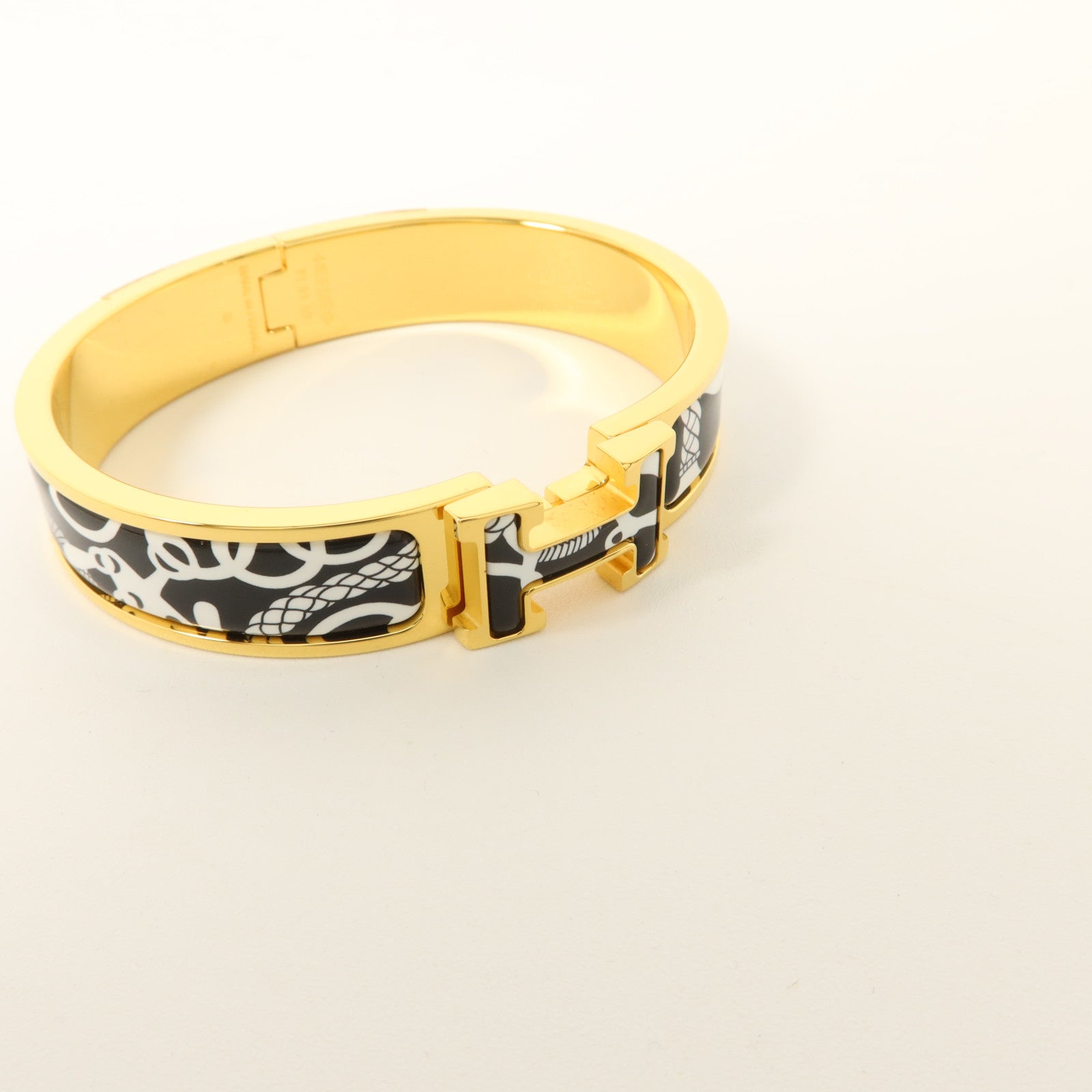 HERMES 金屬Clic H Bride De Cour Bracelet手鐲