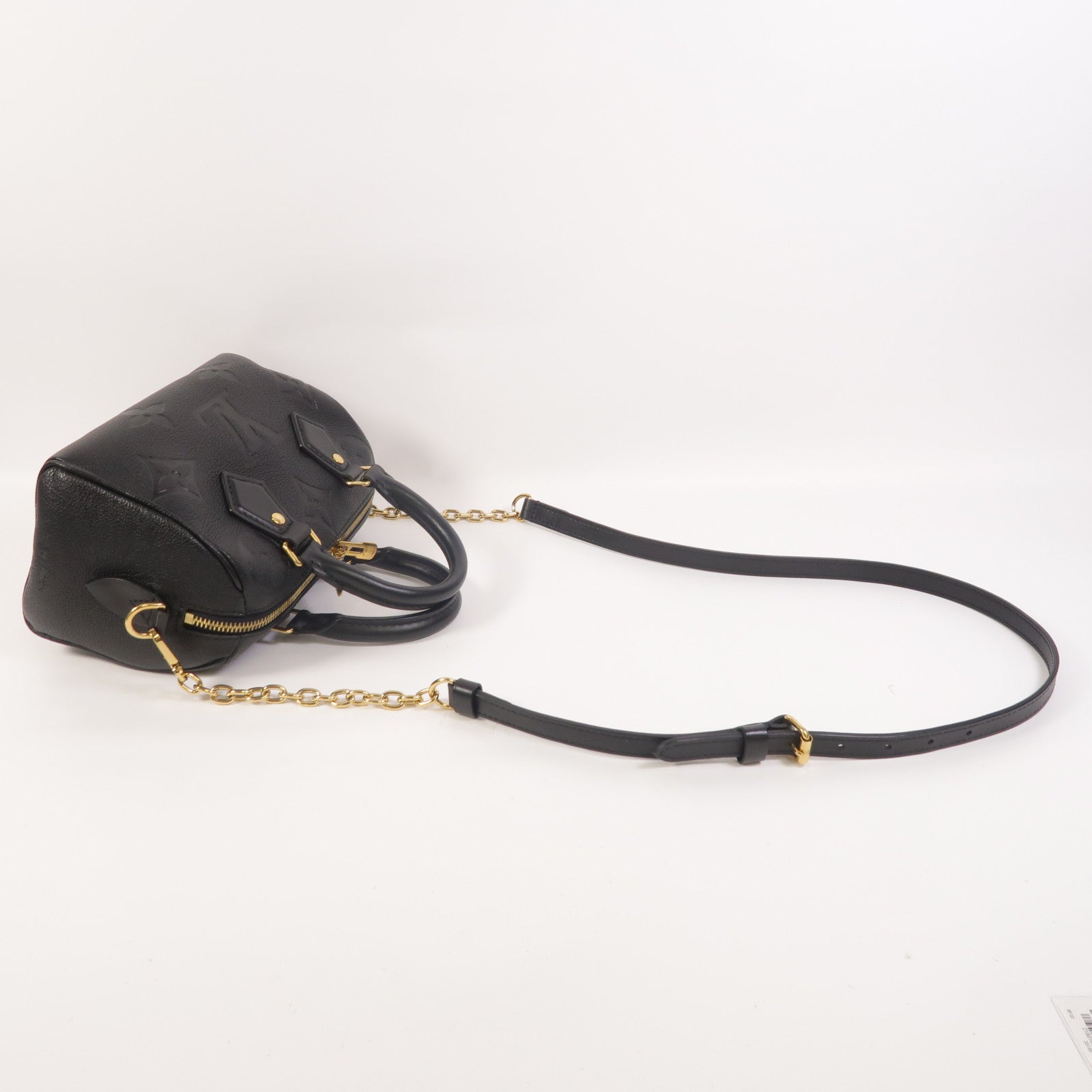 LOUIS VUITTON Monogram Empreinte Speedy Bandouliere 20手挽肩背兩用袋