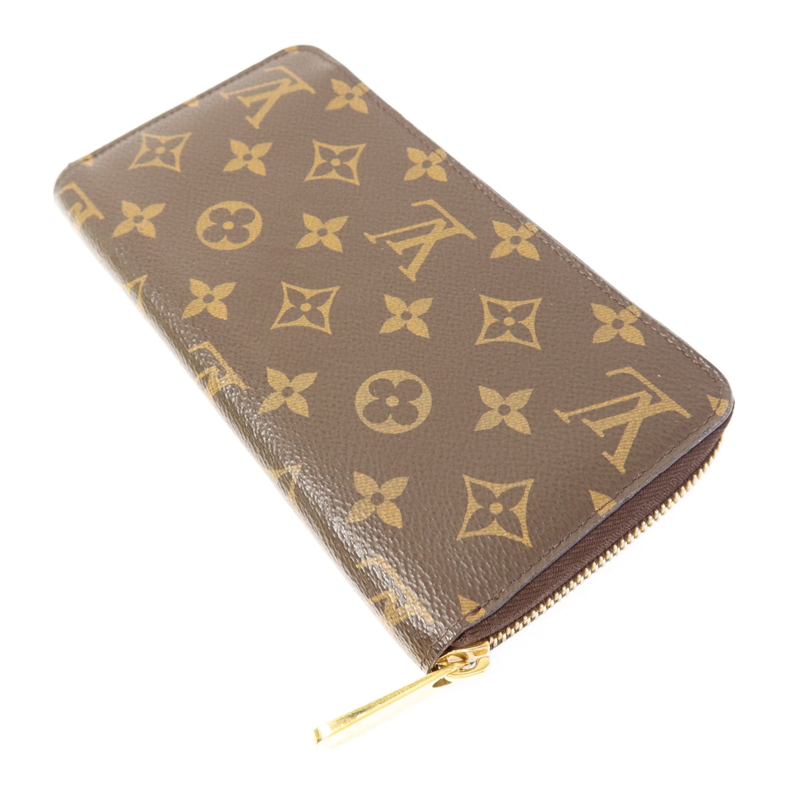 LOUIS VUITTON Monogram Zipper Long Wallet金扣長錢包