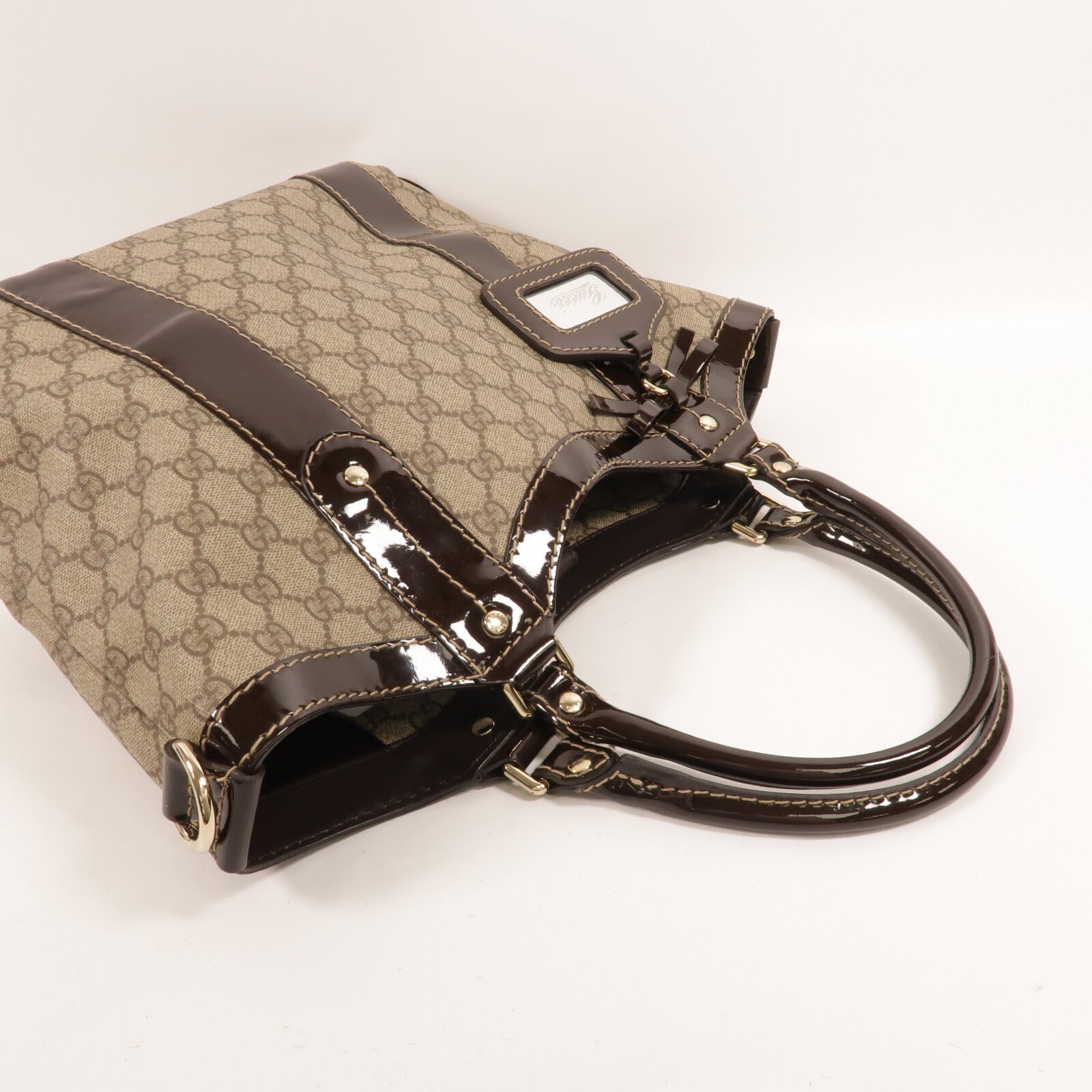 GUCCI 塗層帆布Tote Bag肩背袋