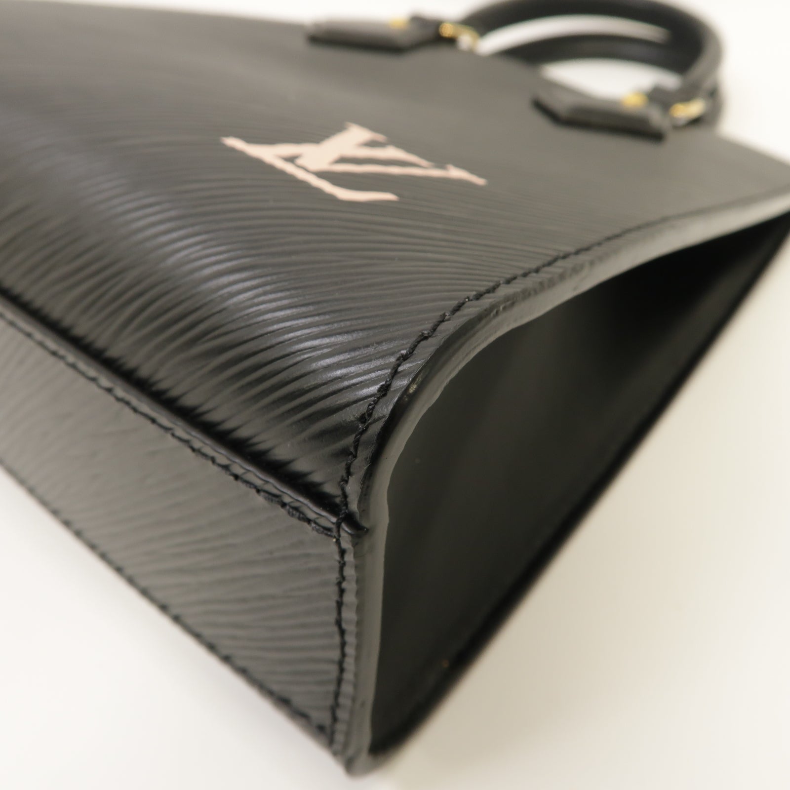 LOUIS VUITTON 【激減優惠】Epi Sac Plat BB 2 Way Shoulder Bag金扣手挽肩背兩用袋黑色