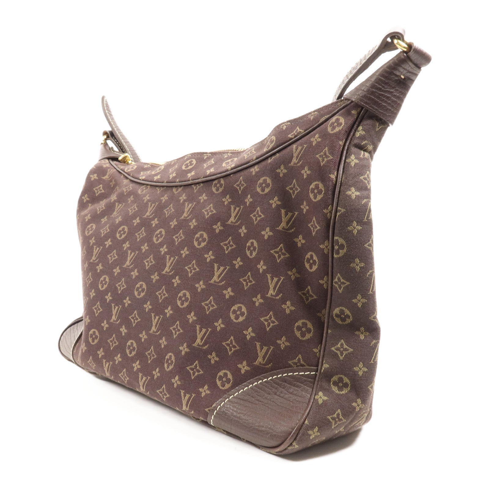 LOUIS VUITTON Monogram Mini Lin Boulogne金扣肩背袋