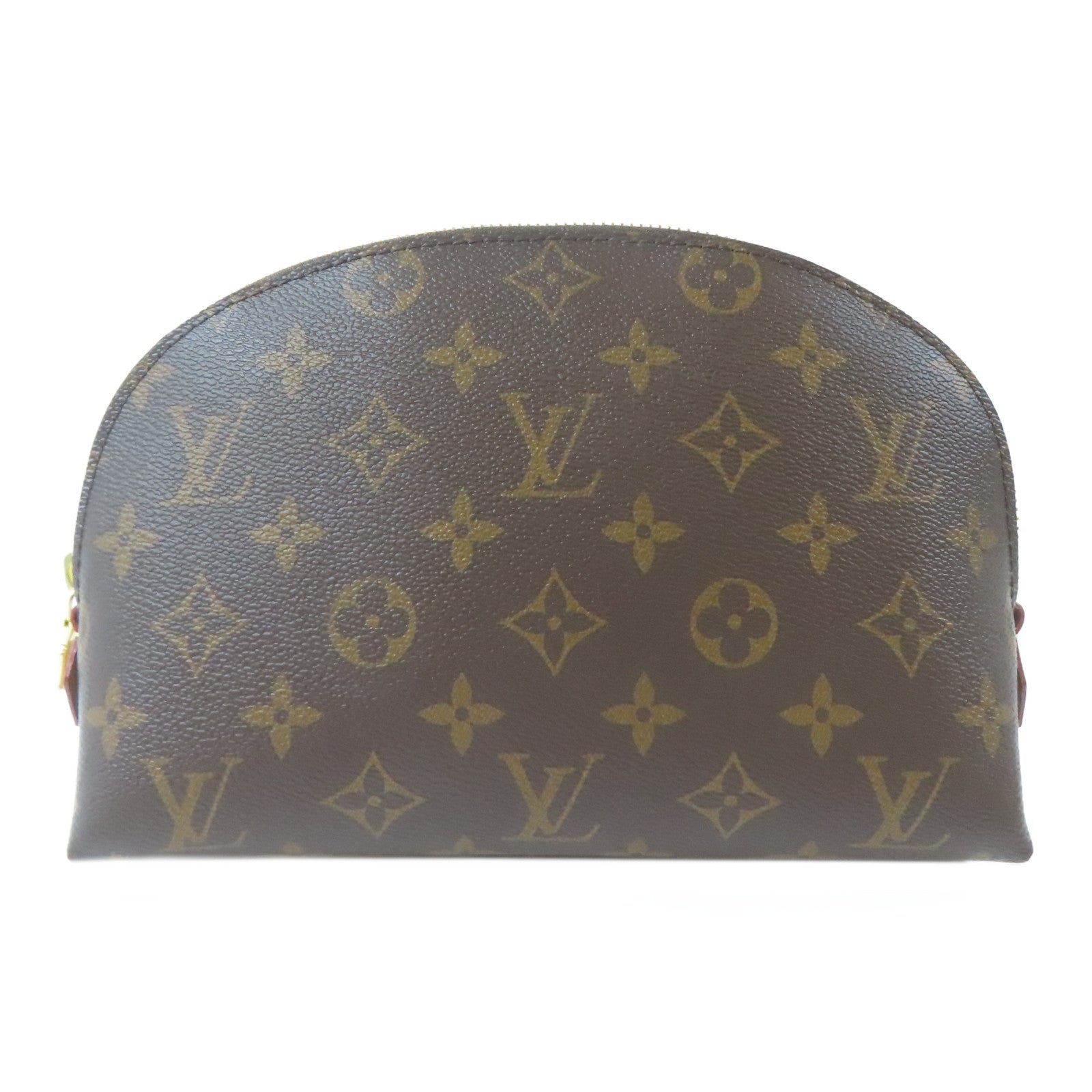 LOUIS VUITTON Monogram Cosmetic Pouch GM金扣化妝袋啡色