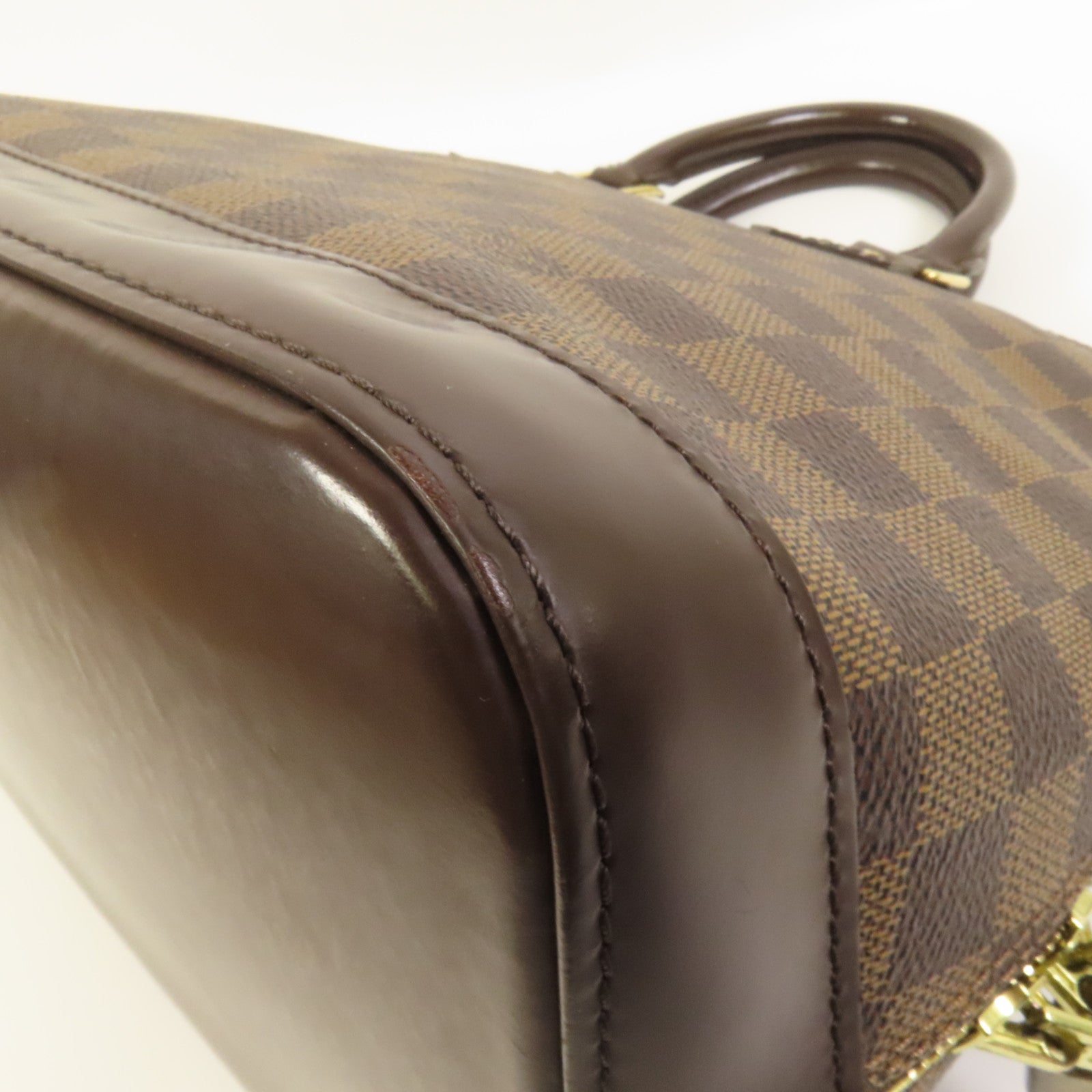 LOUIS VUITTON 【激減優惠】Damier Alma金扣手挽袋