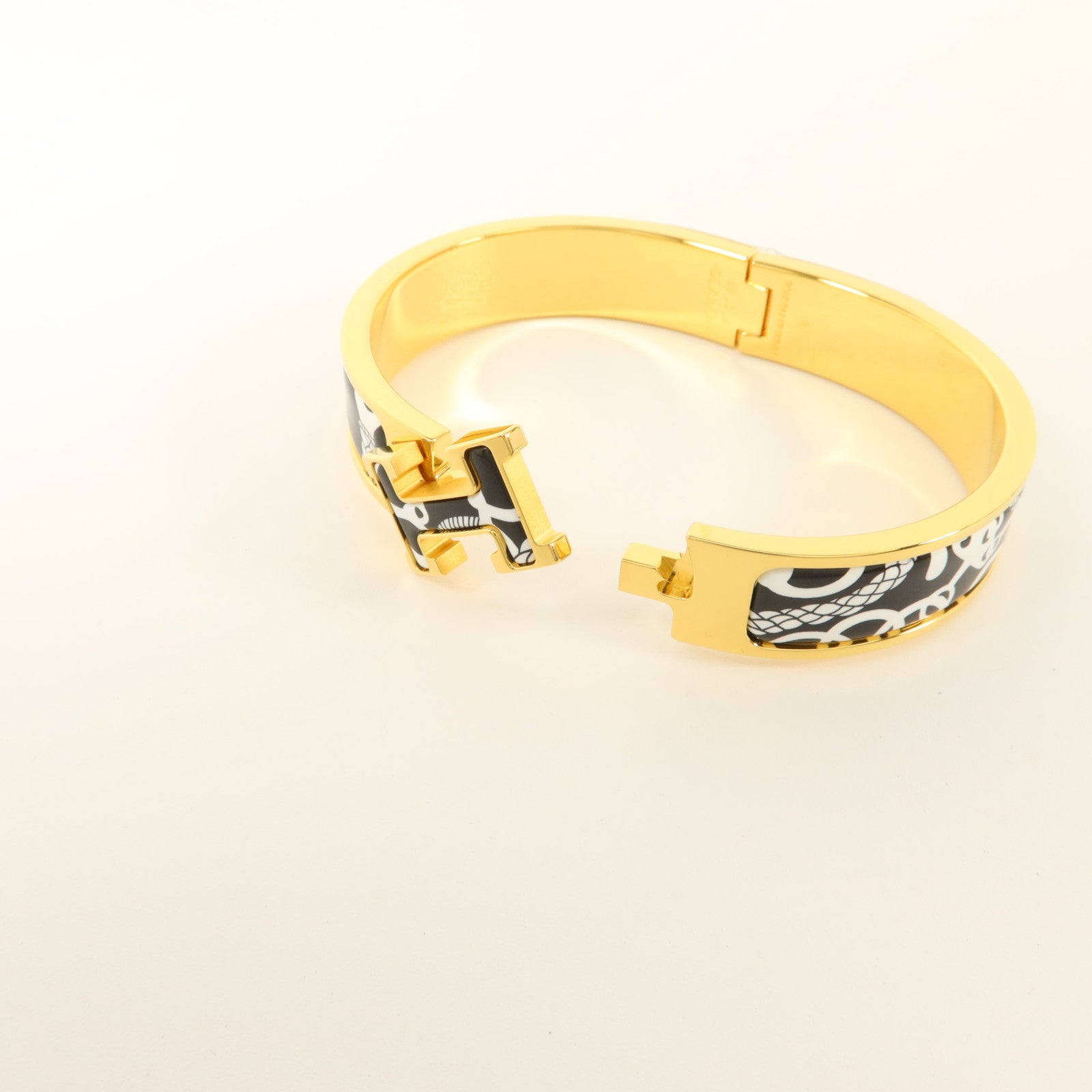 HERMES 金屬Clic H Bride De Cour Bracelet手鐲