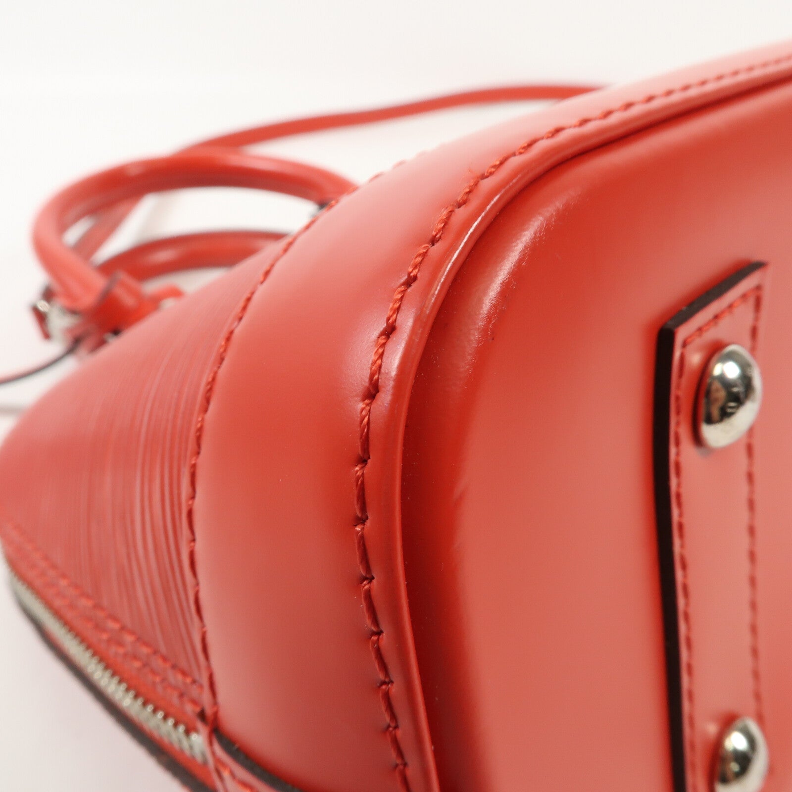 LOUIS VUITTON Epi Alma BB銀扣手挽肩背兩用袋