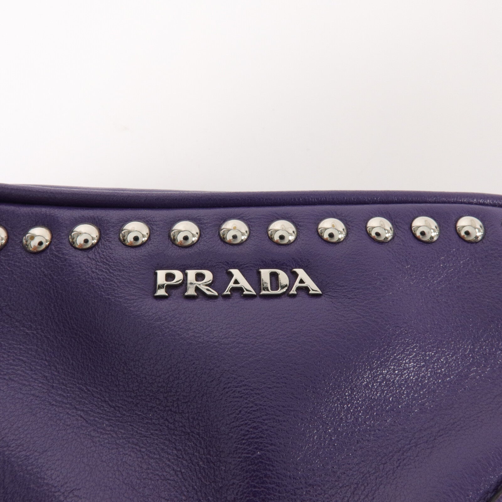 PRADA Vitello Studded Carmera Bag肩背袋