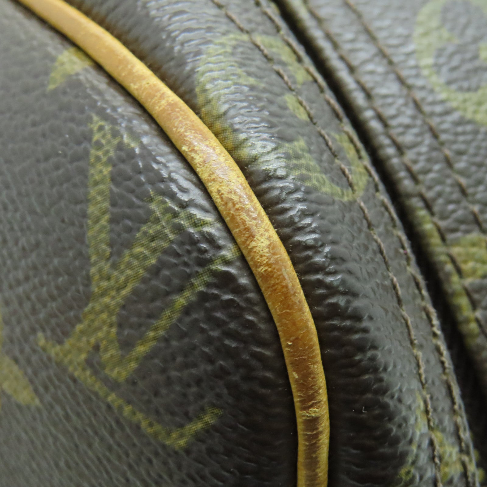 LOUIS VUITTON Monogram Reporter金扣肩背袋啡色