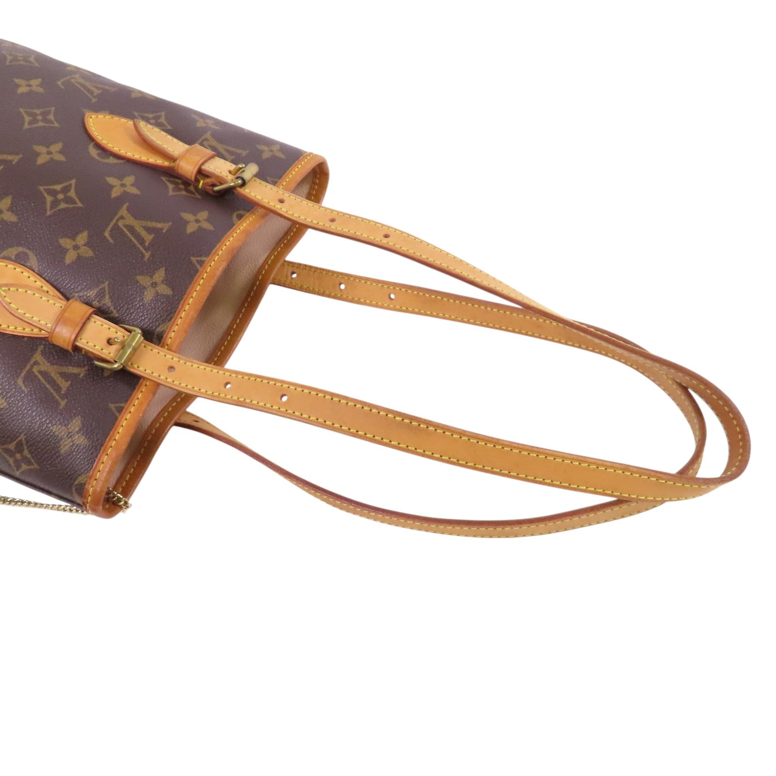 LOUIS VUITTON Monogram Bucket PM金扣肩背袋