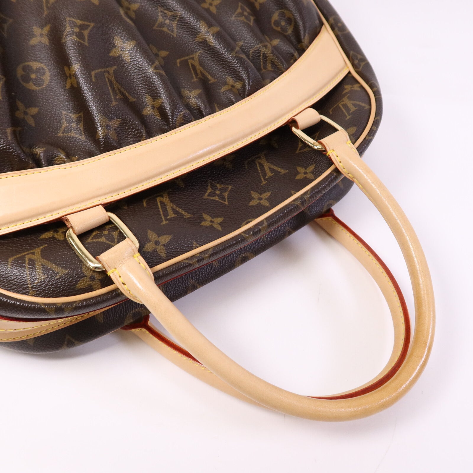 LOUIS VUITTON Monogram Mizi金扣手挽袋