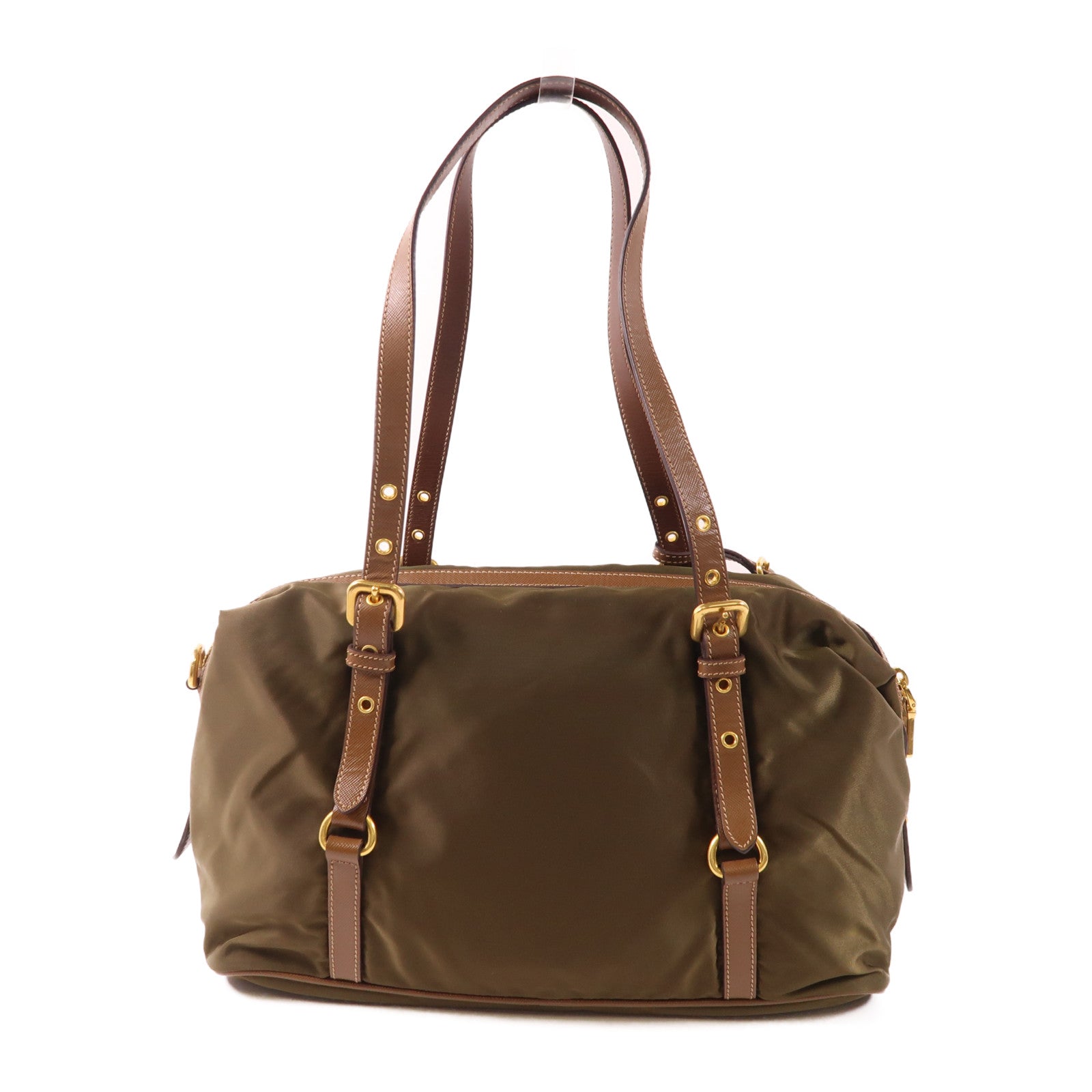 PRADA 尼龍Shoulder Bag金扣肩背袋