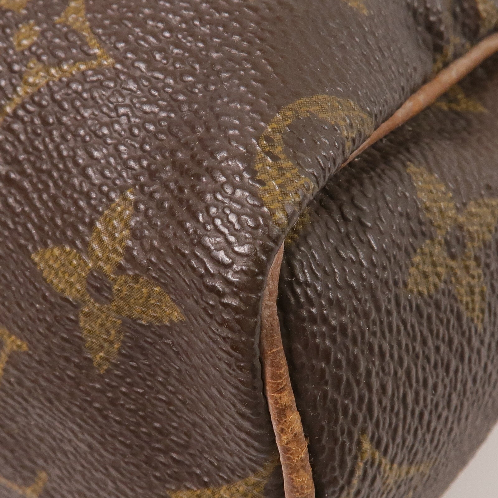 LOUIS VUITTON Monogram Speedy Mini手挽袋棕色