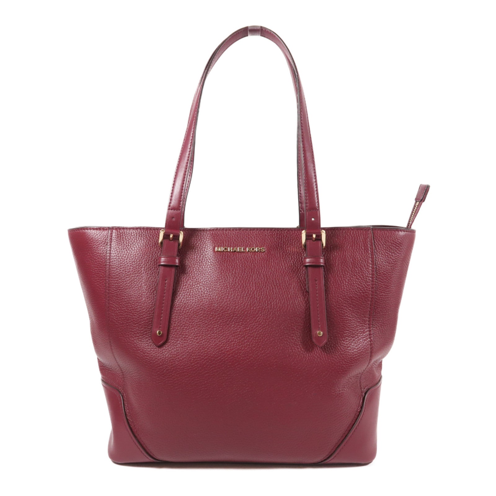 Michael Kors 牛皮皮革Tote Bag金扣肩背袋