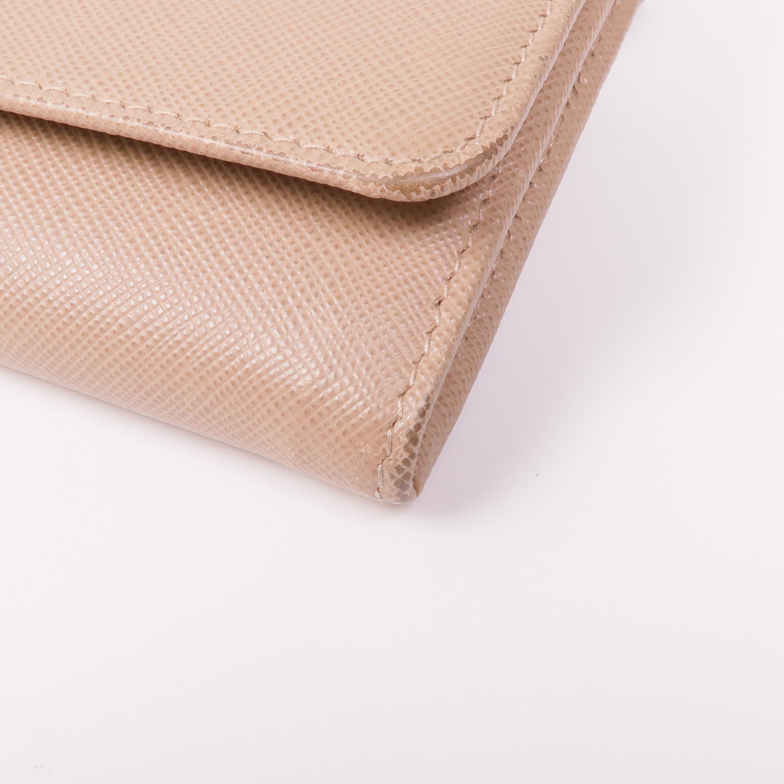 PRADA Saffiano皮革Long Wallet金扣長錢包