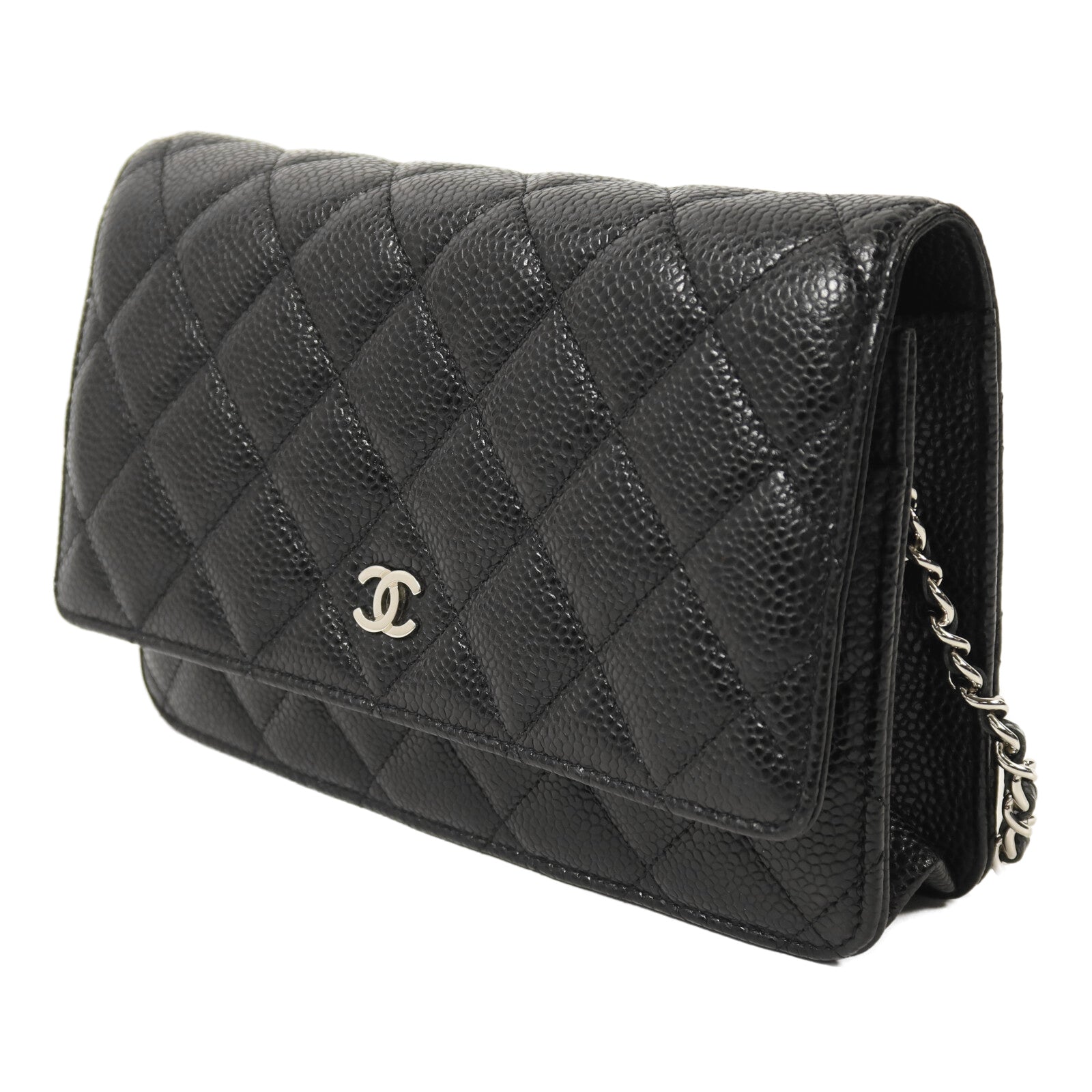CHANEL 牛皮皮革WOC Wallet On Chain鏈帶肩背袋