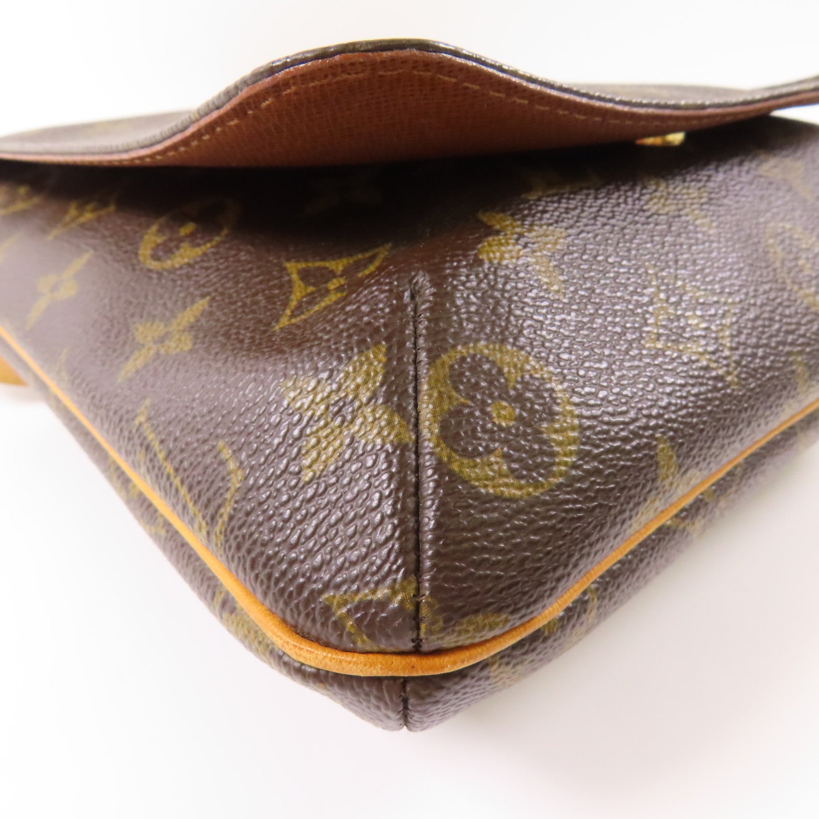 LOUIS VUITTON Monogram Musette Salsa金扣肩背袋棕色