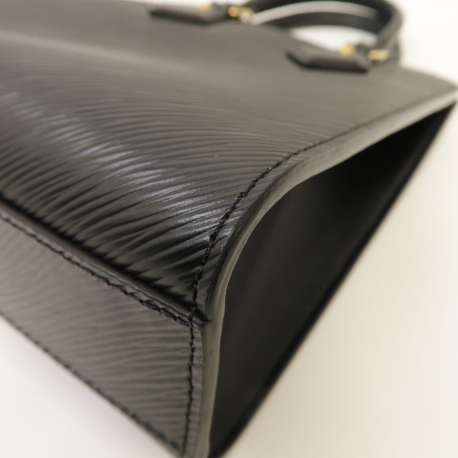 LOUIS VUITTON 【激減優惠】Epi Sac Plat BB 2 Way Shoulder Bag金扣手挽肩背兩用袋黑色