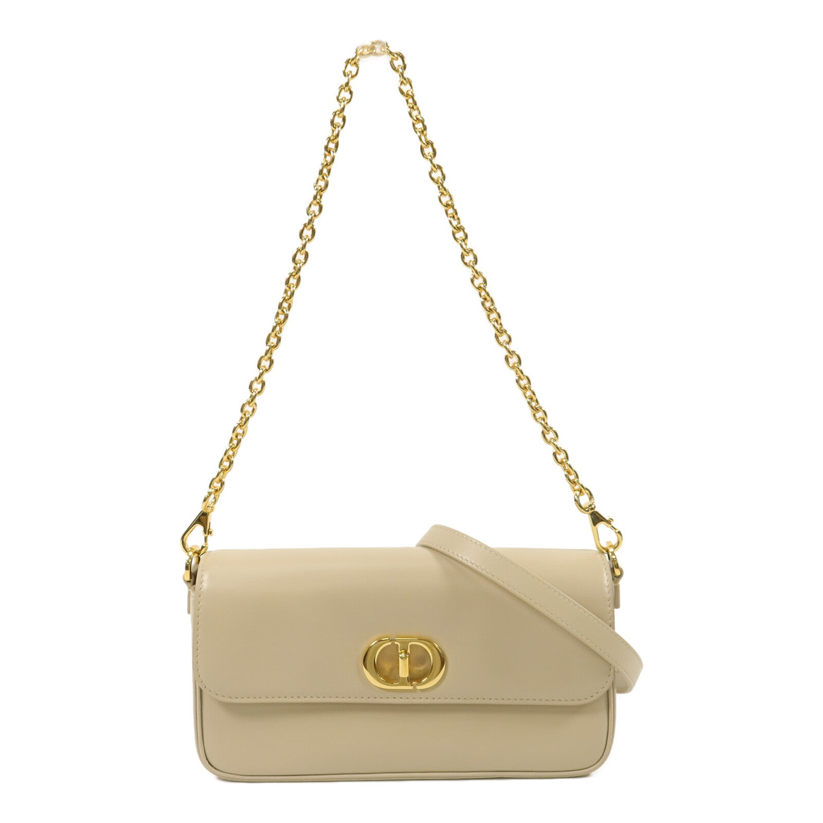 Dior 牛皮皮革30 Montaigue Avenue East West鏈帶肩背袋