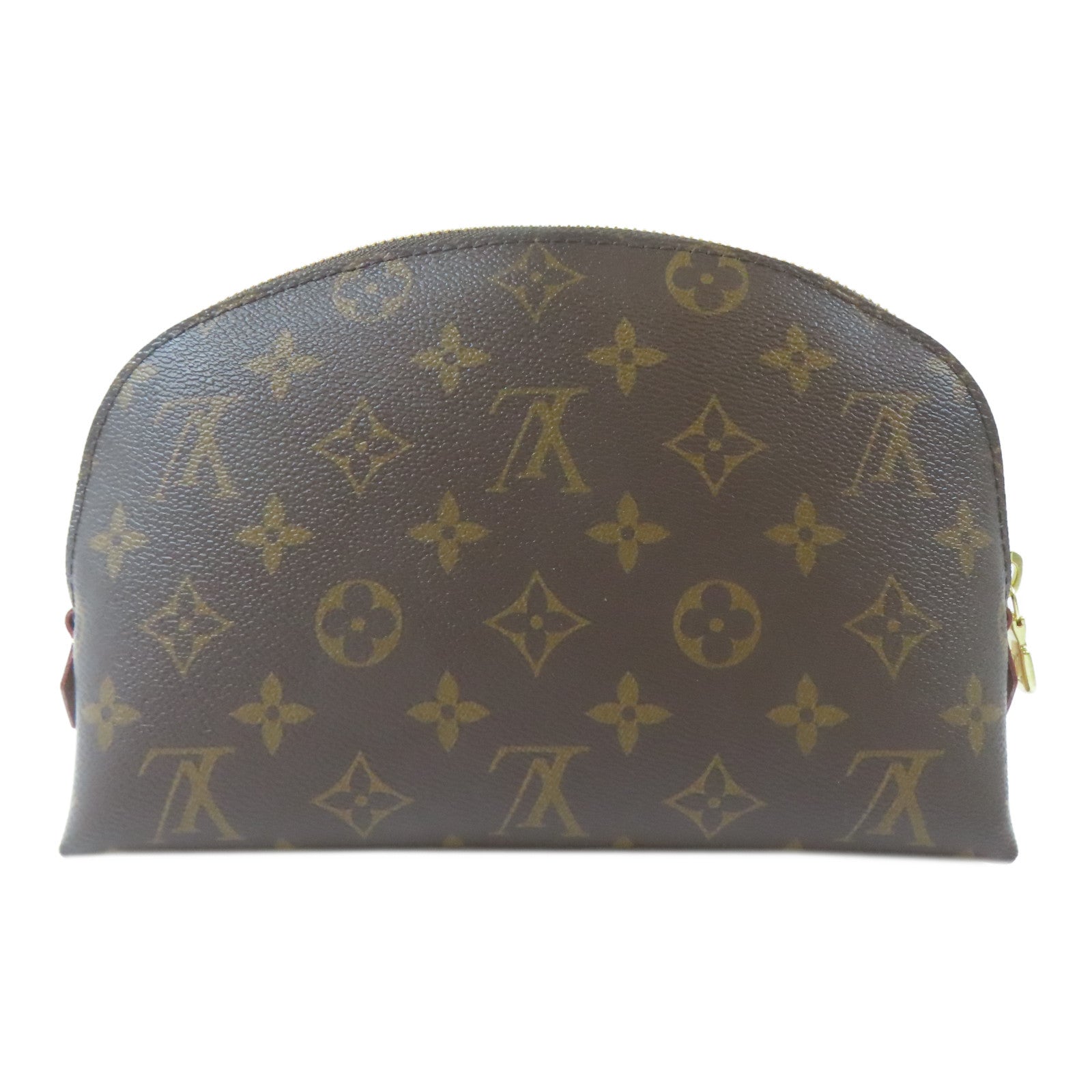 LOUIS VUITTON Monogram Cosmetic Pouch GM金扣化妝袋啡色