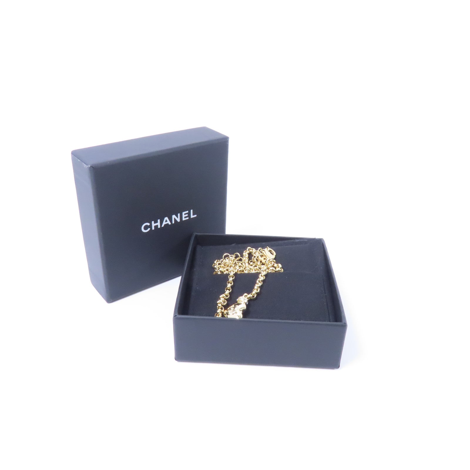 CHANEL 金屬Necklace項鍊金色