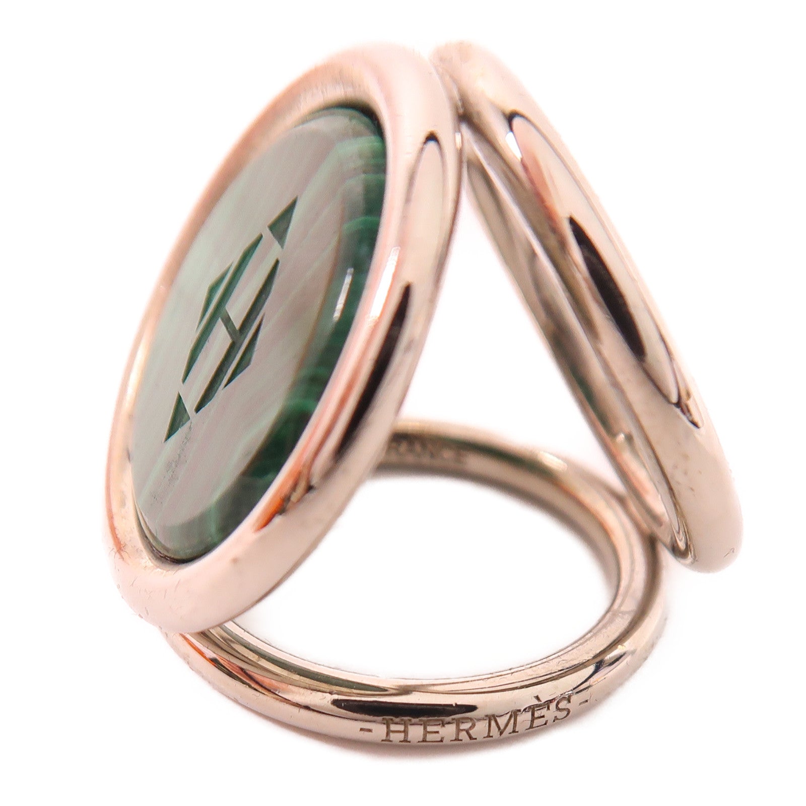 HERMES 【激減優惠】金屬Scarf Ring絲巾扣