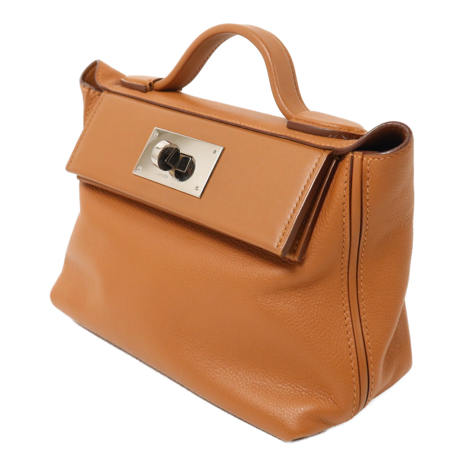 HERMES Evercolor皮革24/24 Mini手挽肩背兩用袋