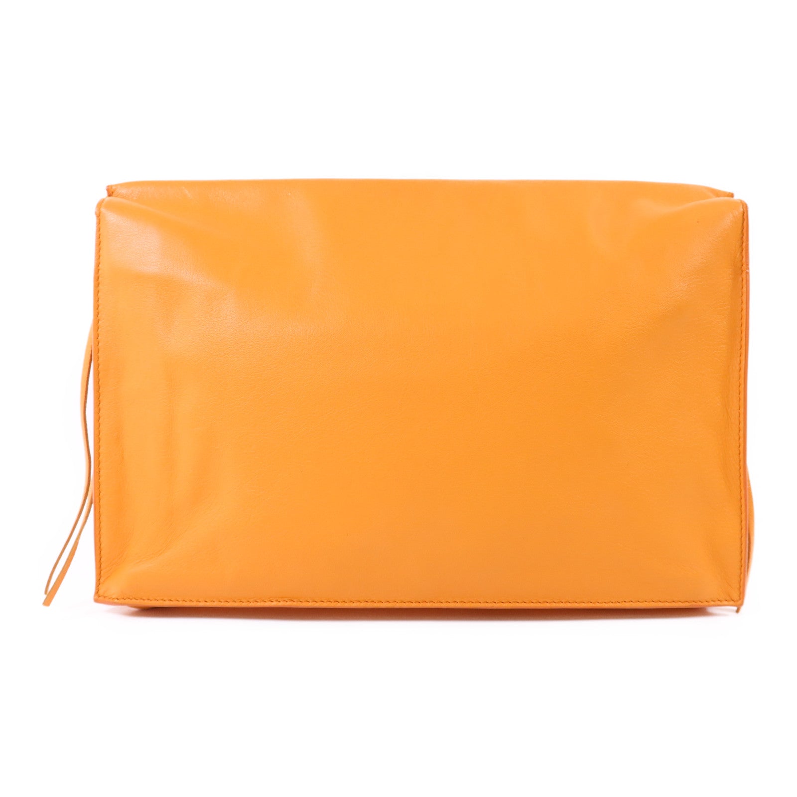 BALENCIAGA 牛皮皮革Clutch Bag銀扣手拿包