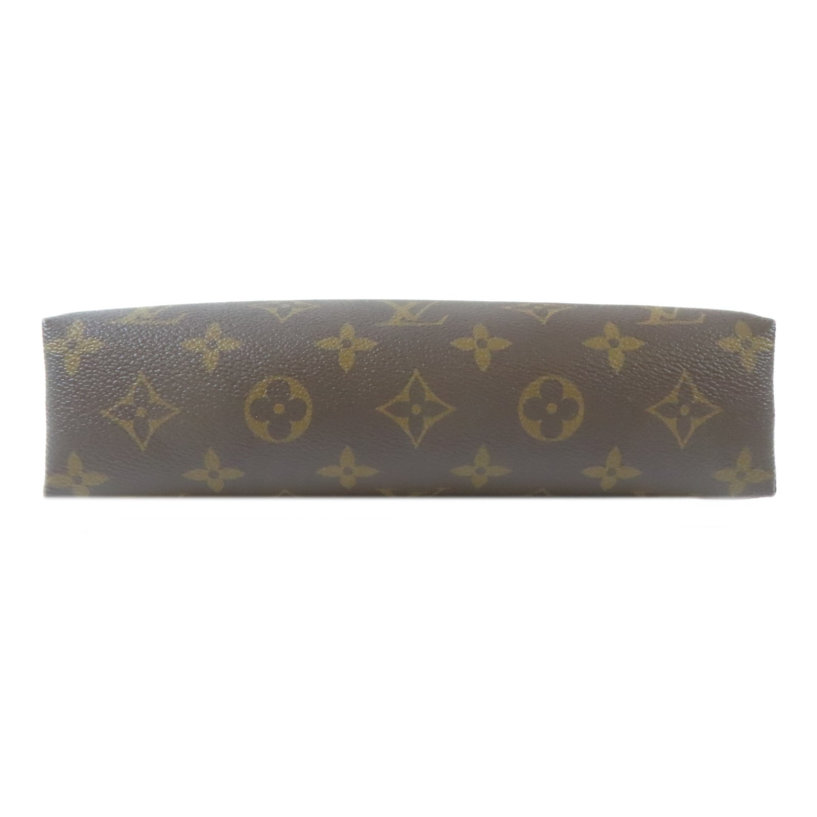 LOUIS VUITTON Monogram Cosmetic Pouch GM金扣化妝袋啡色