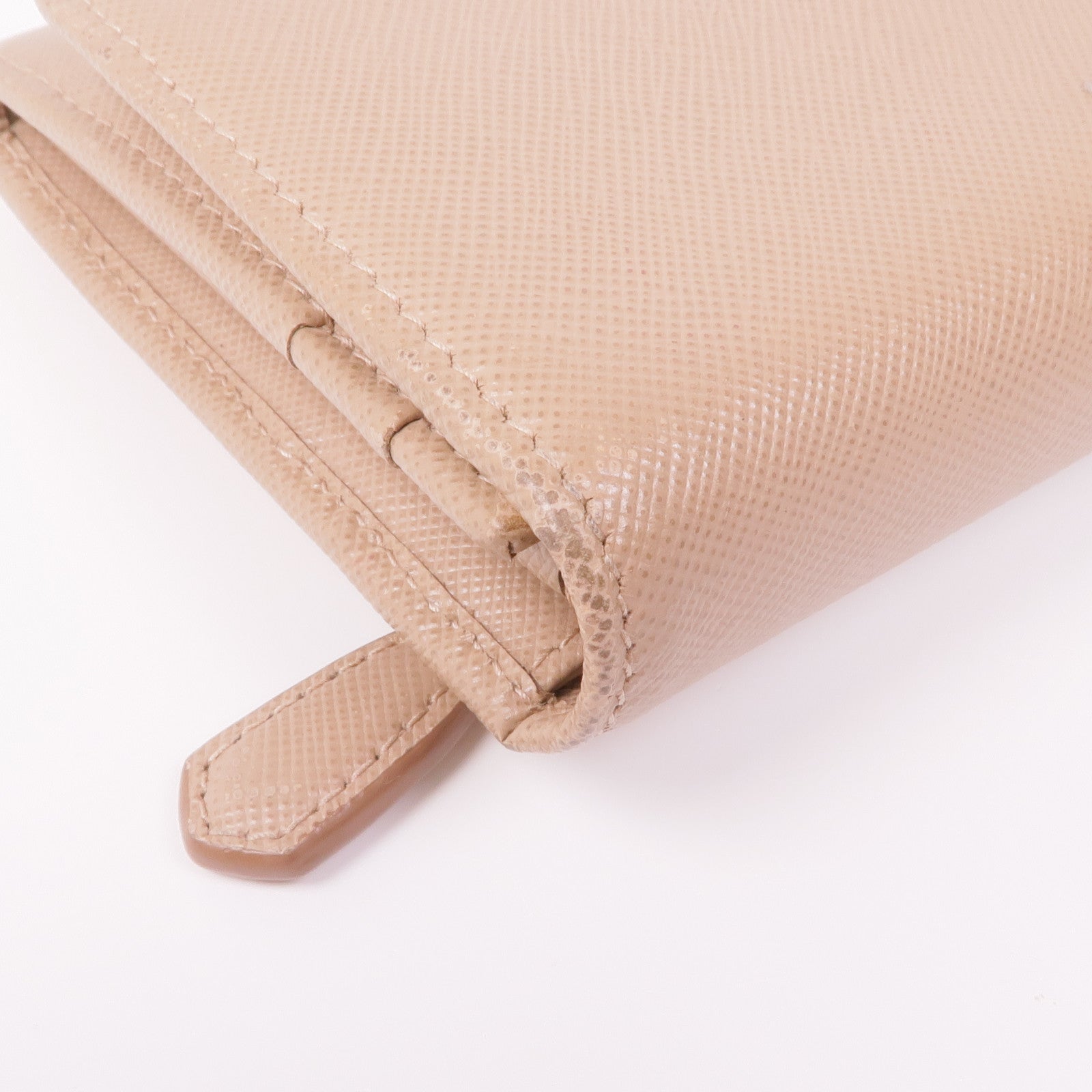 PRADA Saffiano皮革Long Wallet金扣長錢包