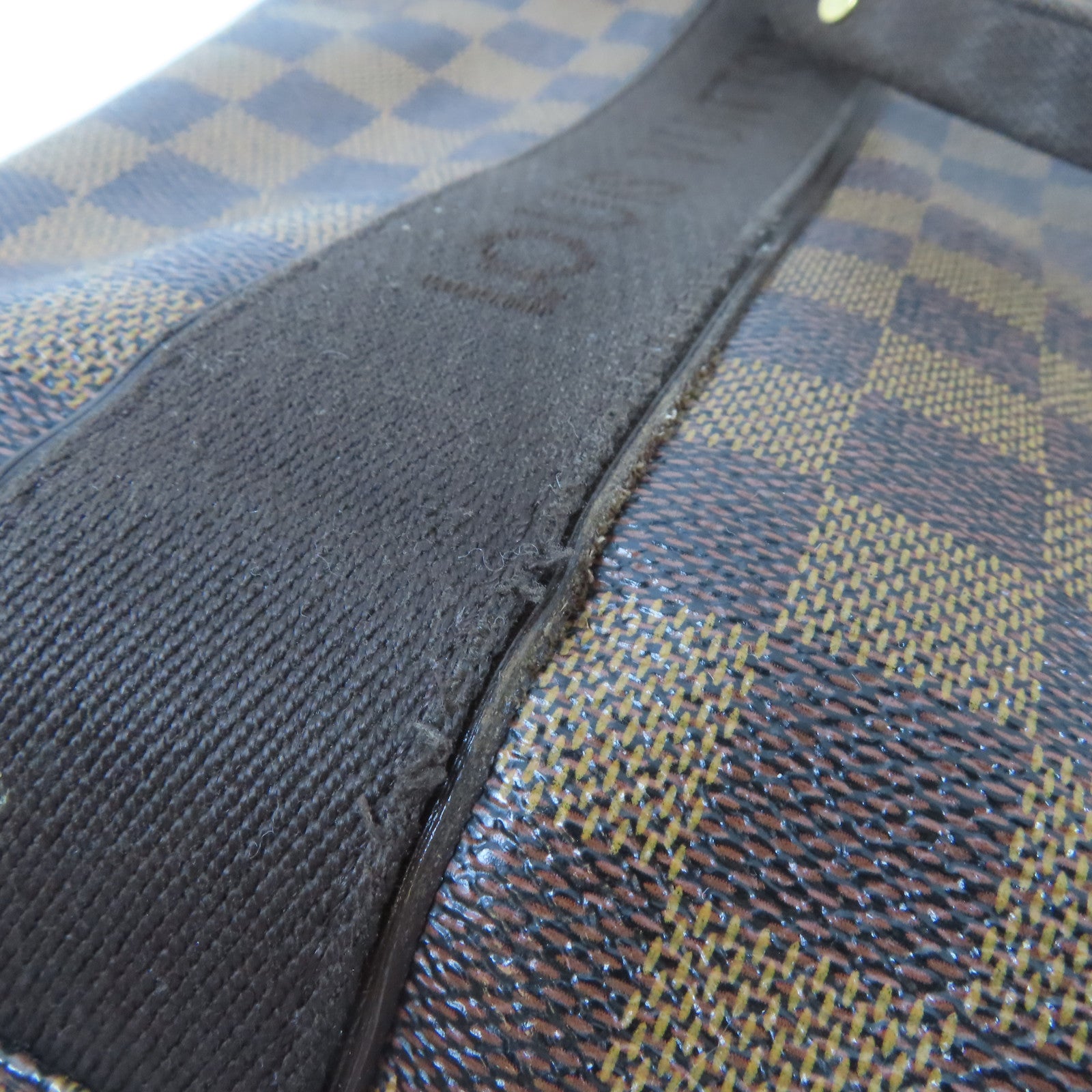 LOUIS VUITTON Damier Ebene Beaubourg金扣手挽袋/肩背袋啡色
