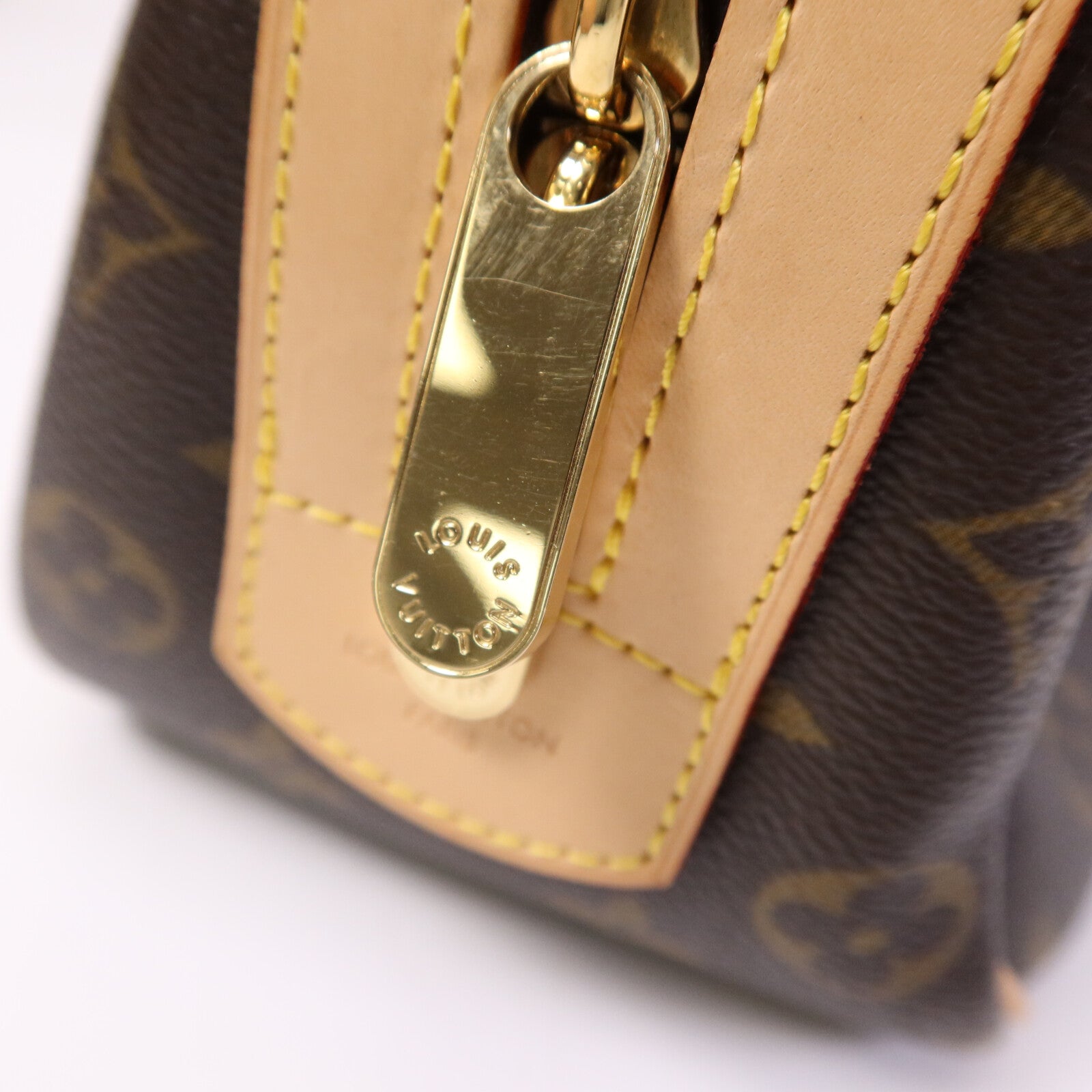 LOUIS VUITTON Monogram Mizi金扣手挽袋