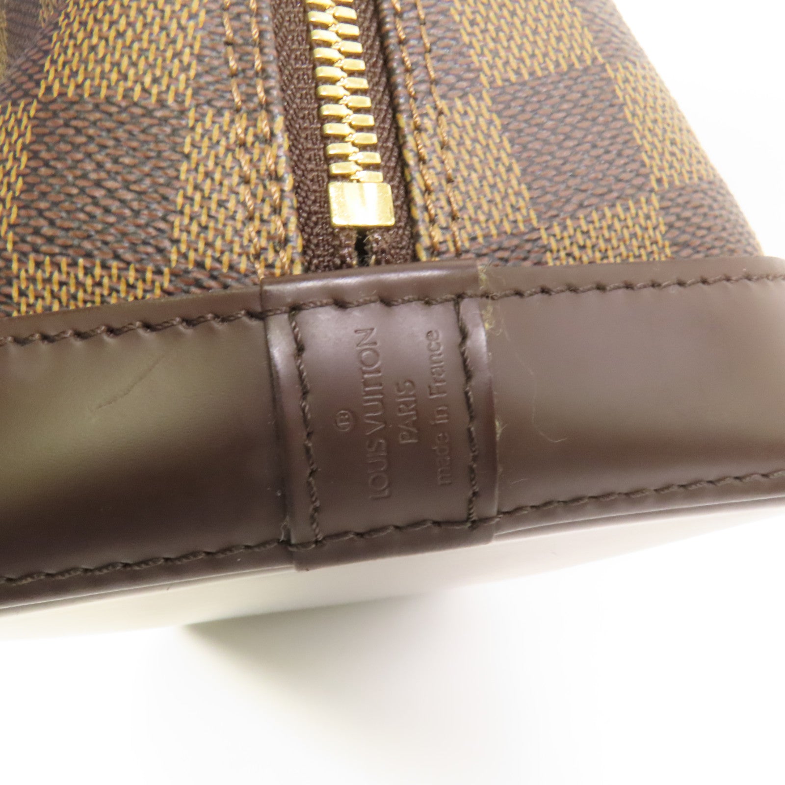 LOUIS VUITTON 【激減優惠】Damier Alma金扣手挽袋