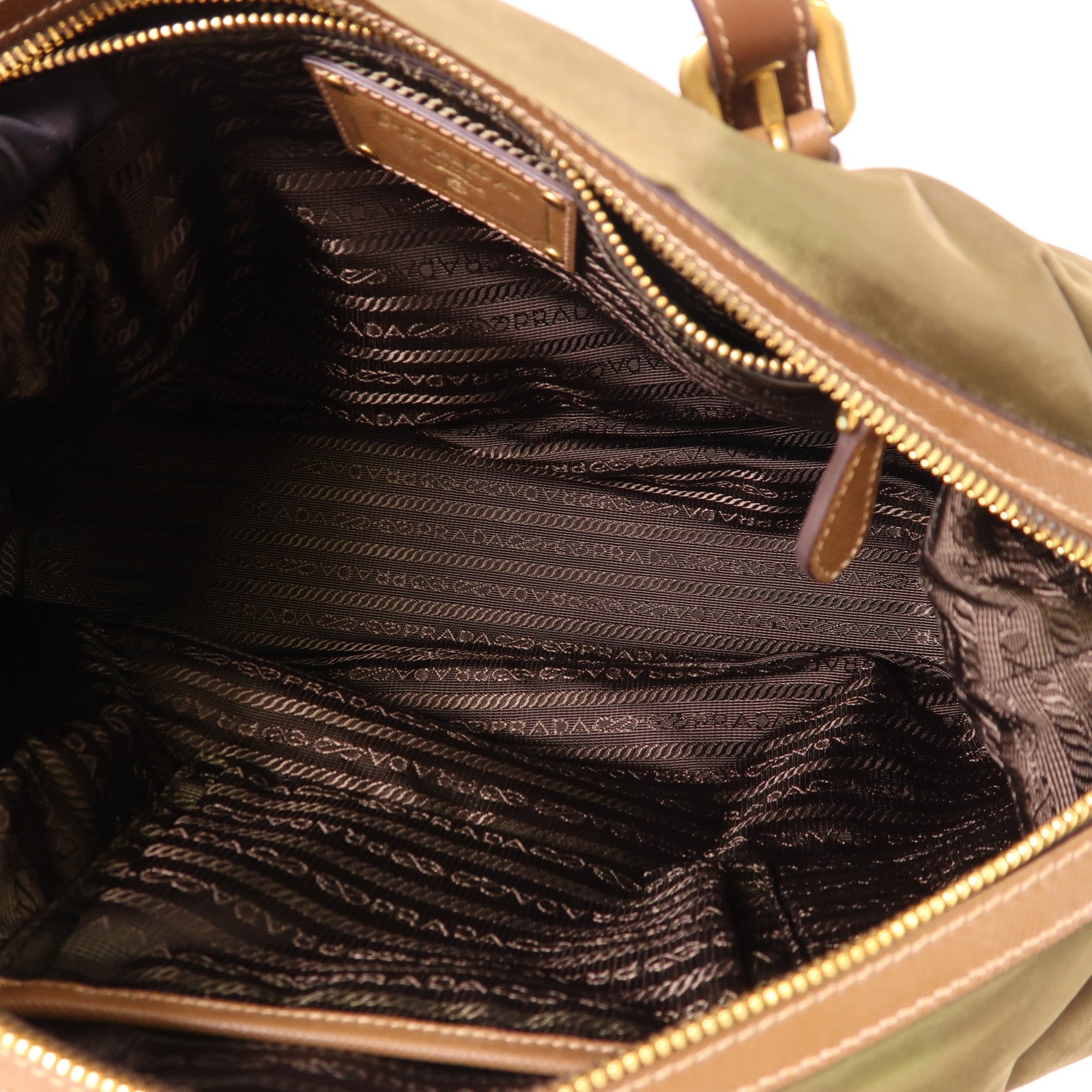 PRADA 尼龍Shoulder Bag金扣肩背袋