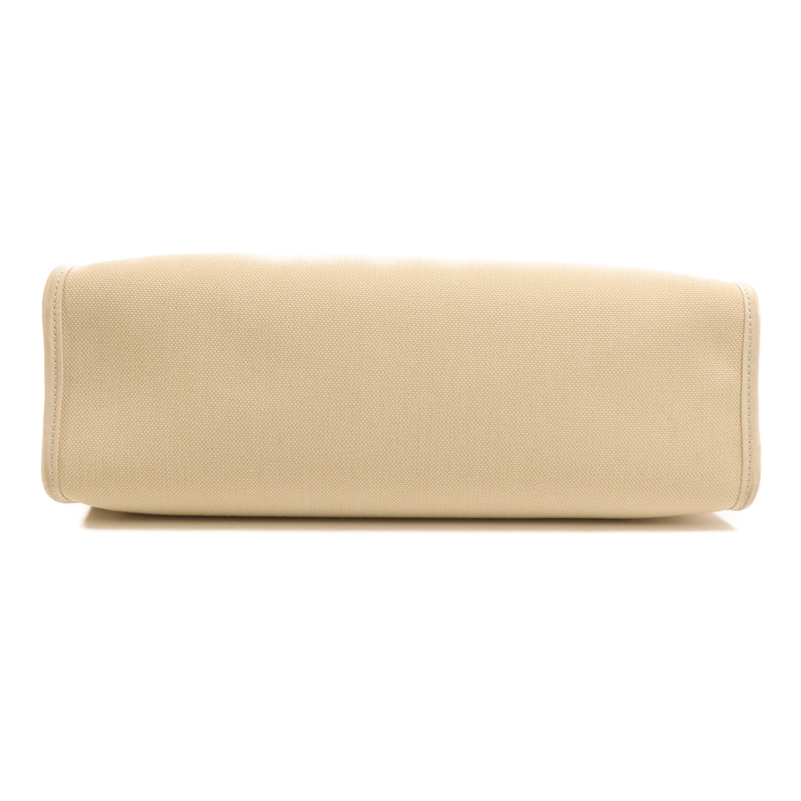 HERMES 帆布Herbag PM銀扣手挽肩背兩用袋Beton