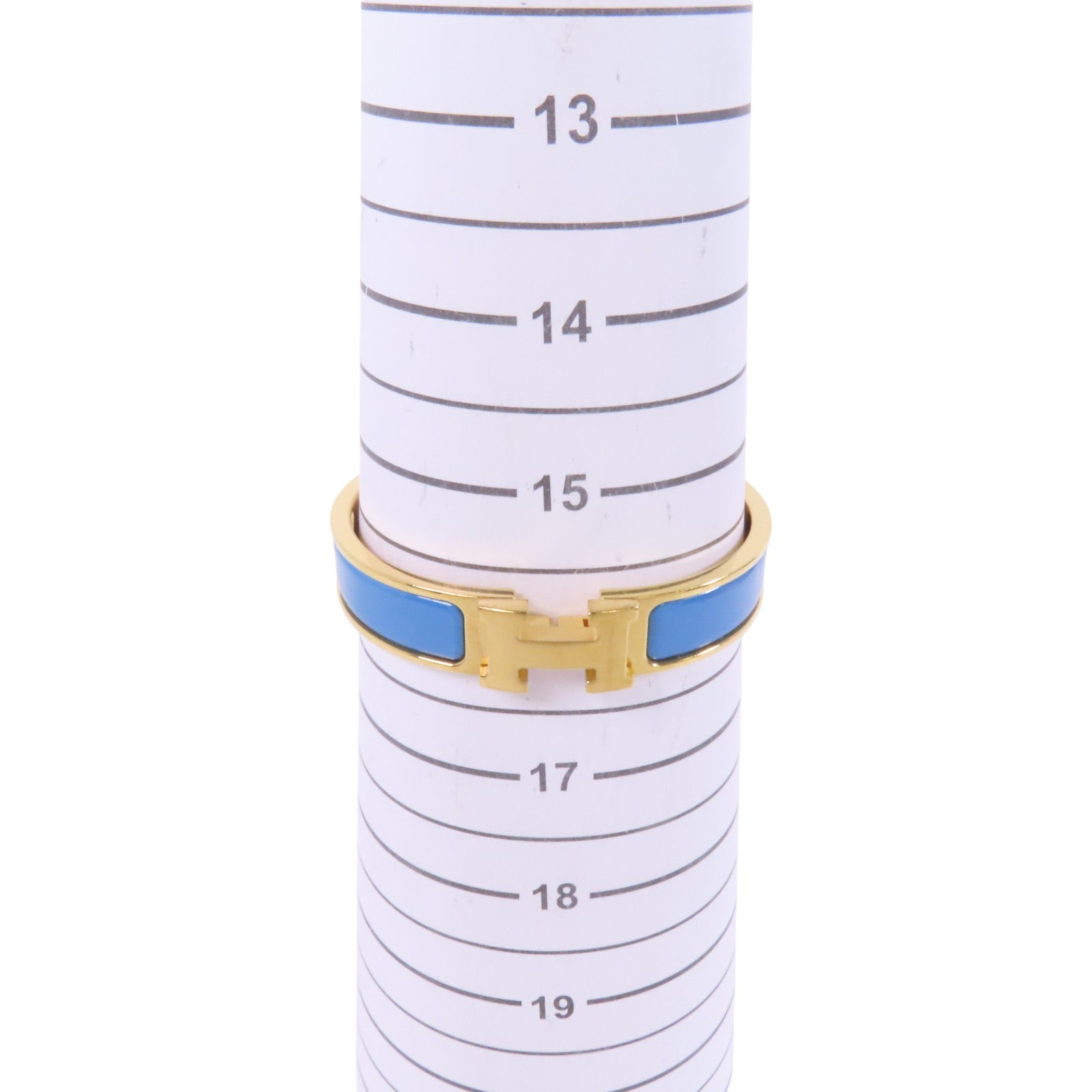 HERMES 金屬/琺瑯Clic H Bracelet金扣手鐲