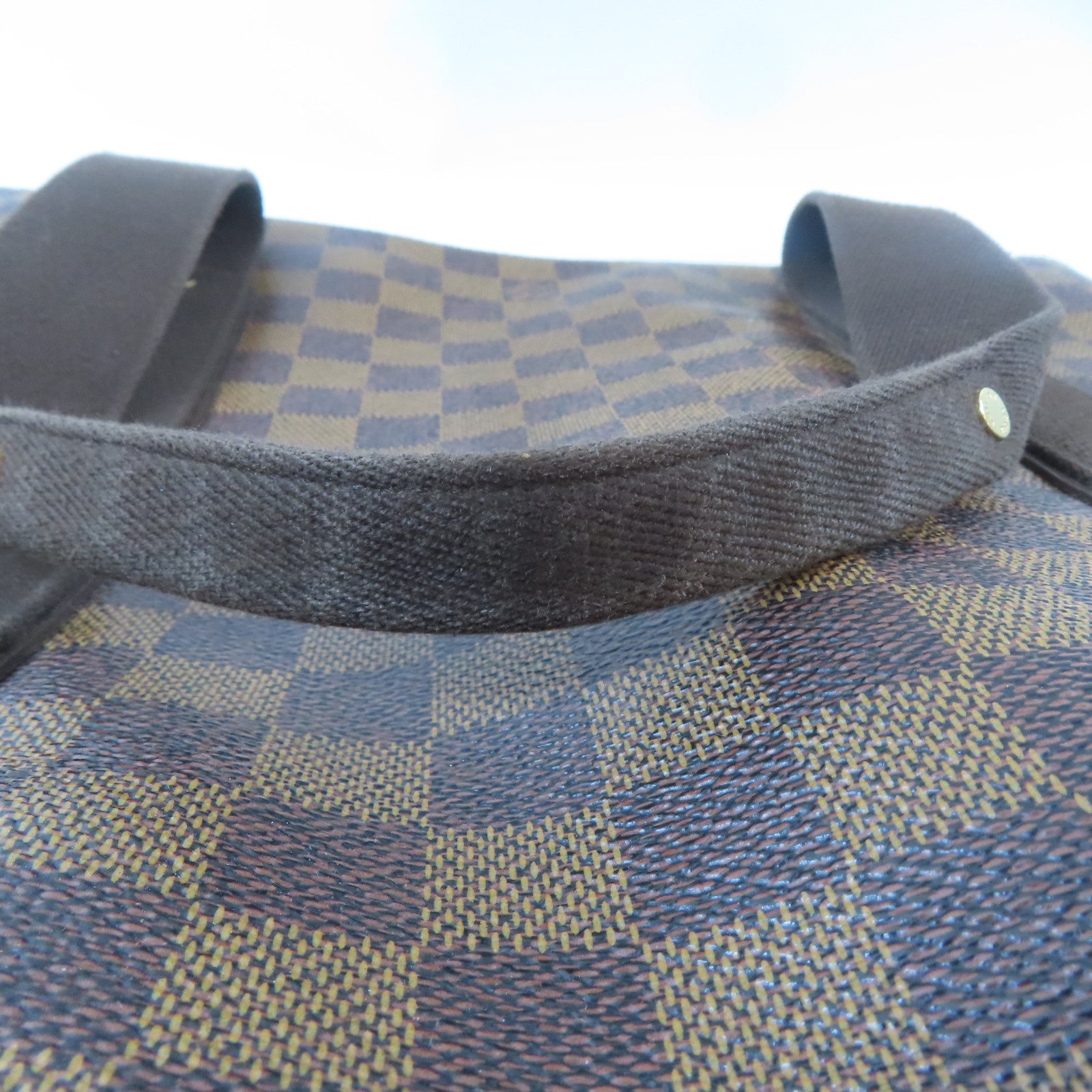LOUIS VUITTON Damier Ebene Beaubourg金扣手挽袋/肩背袋啡色