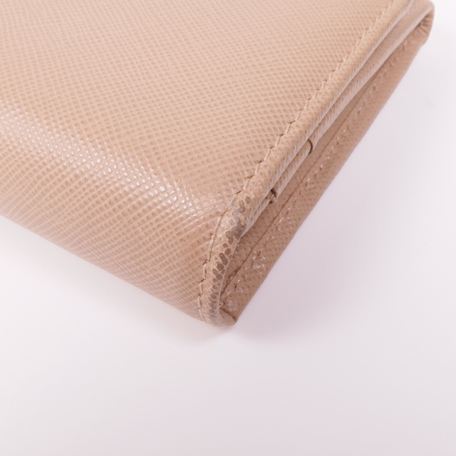 PRADA Saffiano皮革Long Wallet金扣長錢包