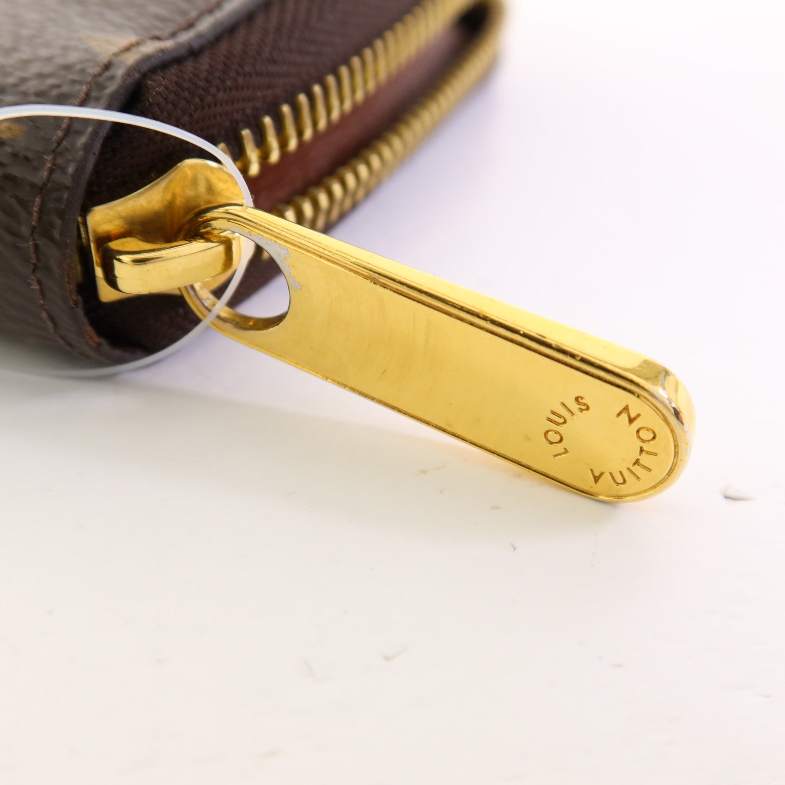 LOUIS VUITTON Monogram Zipper Long Wallet金扣長錢包