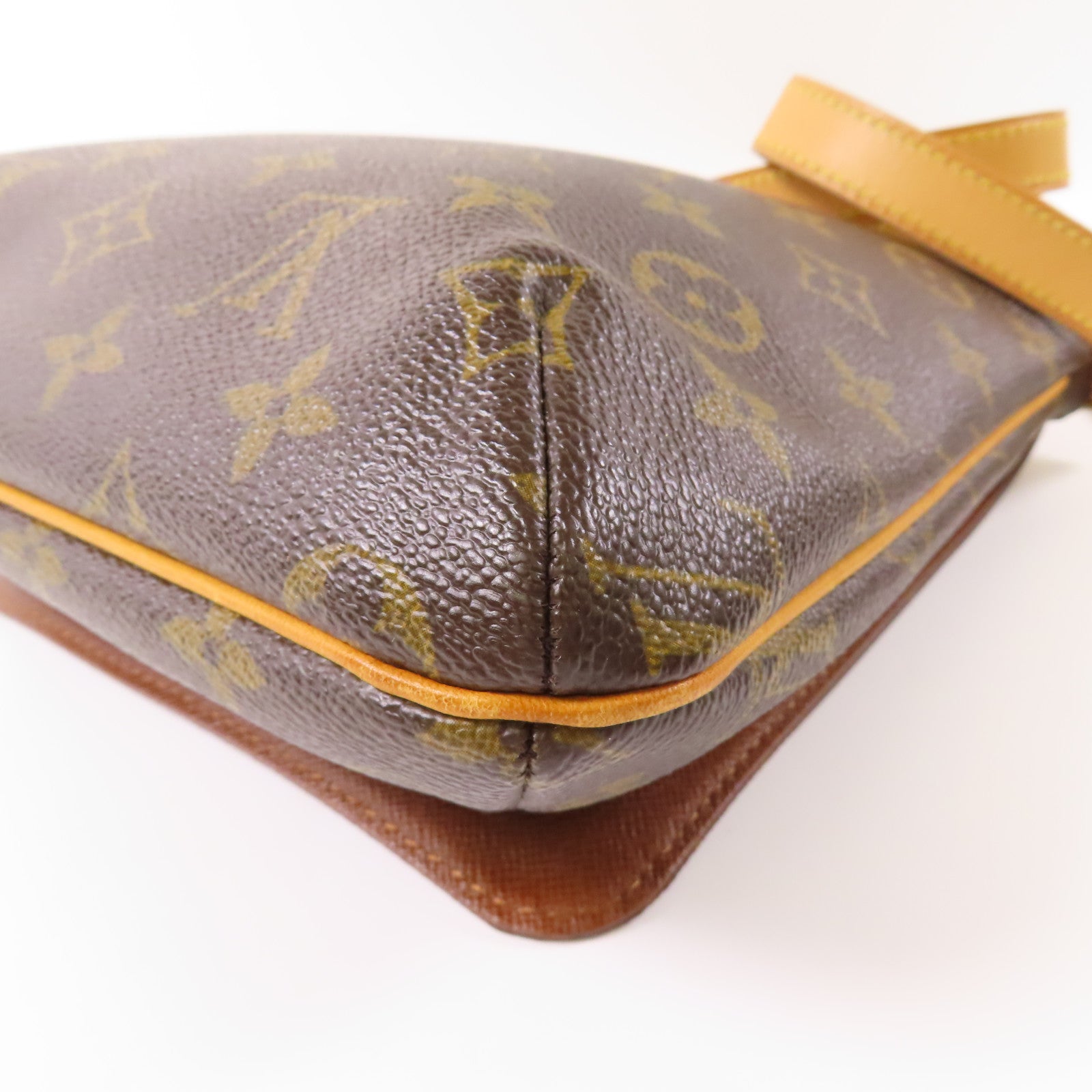 LOUIS VUITTON Monogram Musette Salsa金扣肩背袋棕色