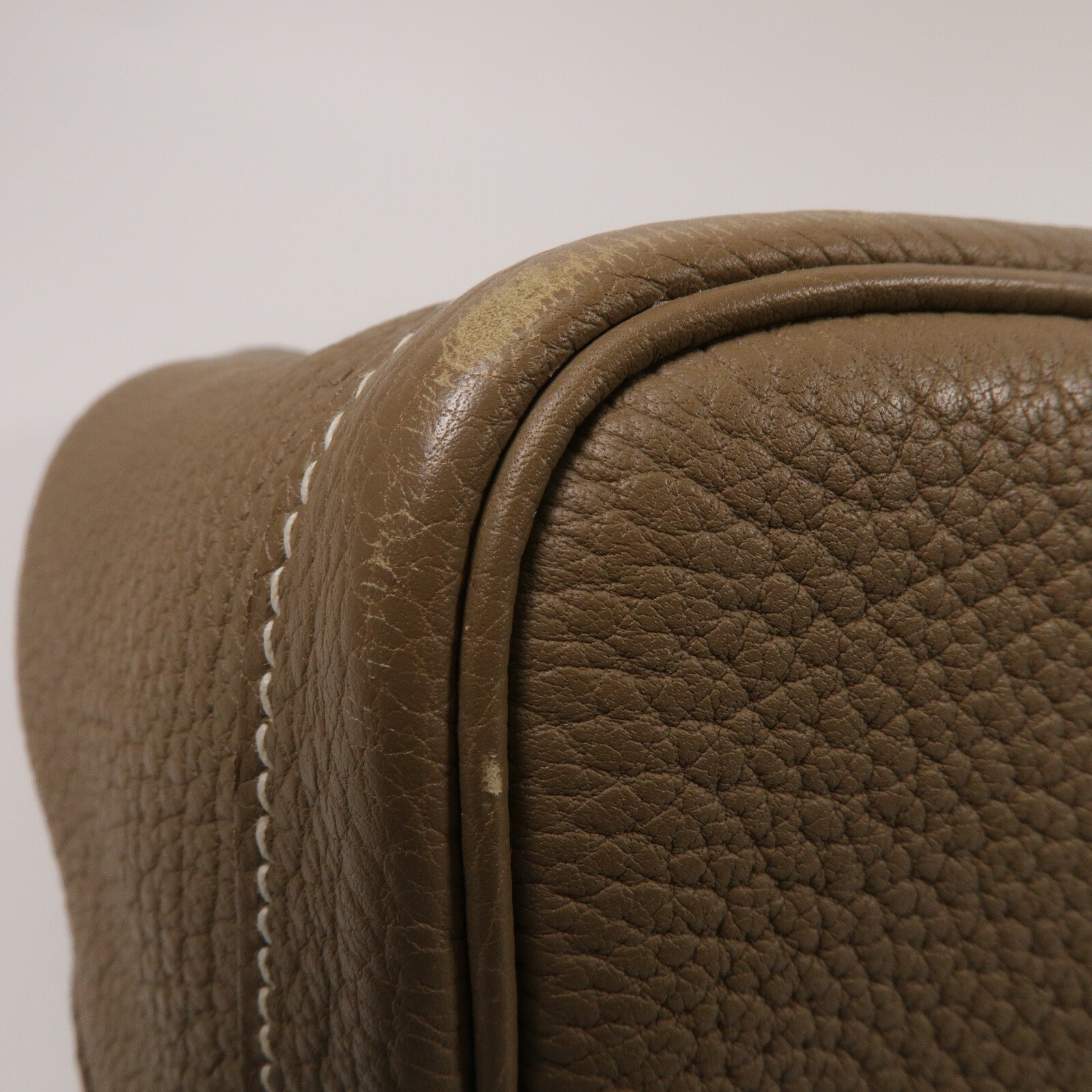 HERMES Clemence皮革GardenParty PM手挽袋