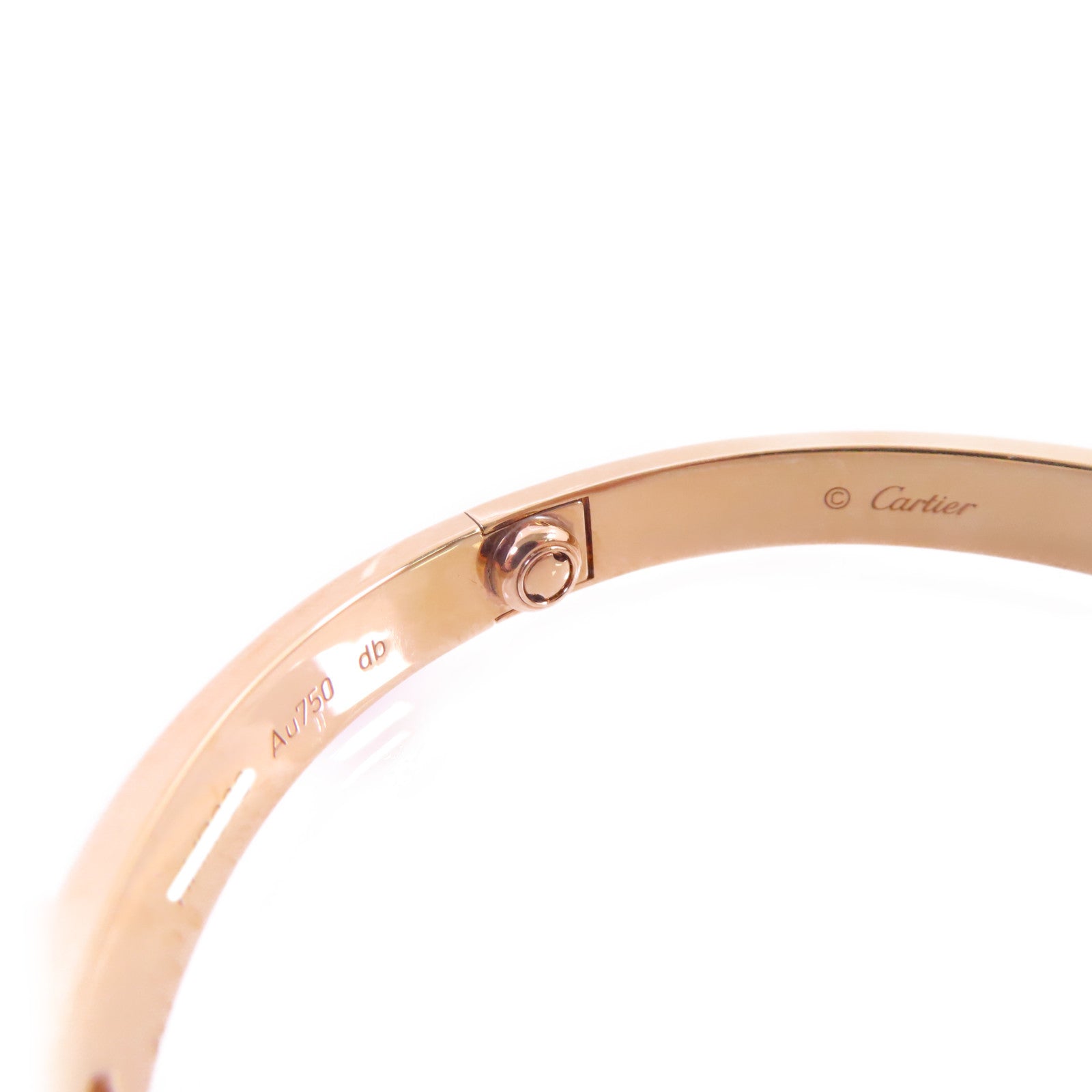 CARTIER 【激減優惠】18K玫瑰金/鑽石Love Bracelet 4 Diamond Bracelet手鐲Cartier#18