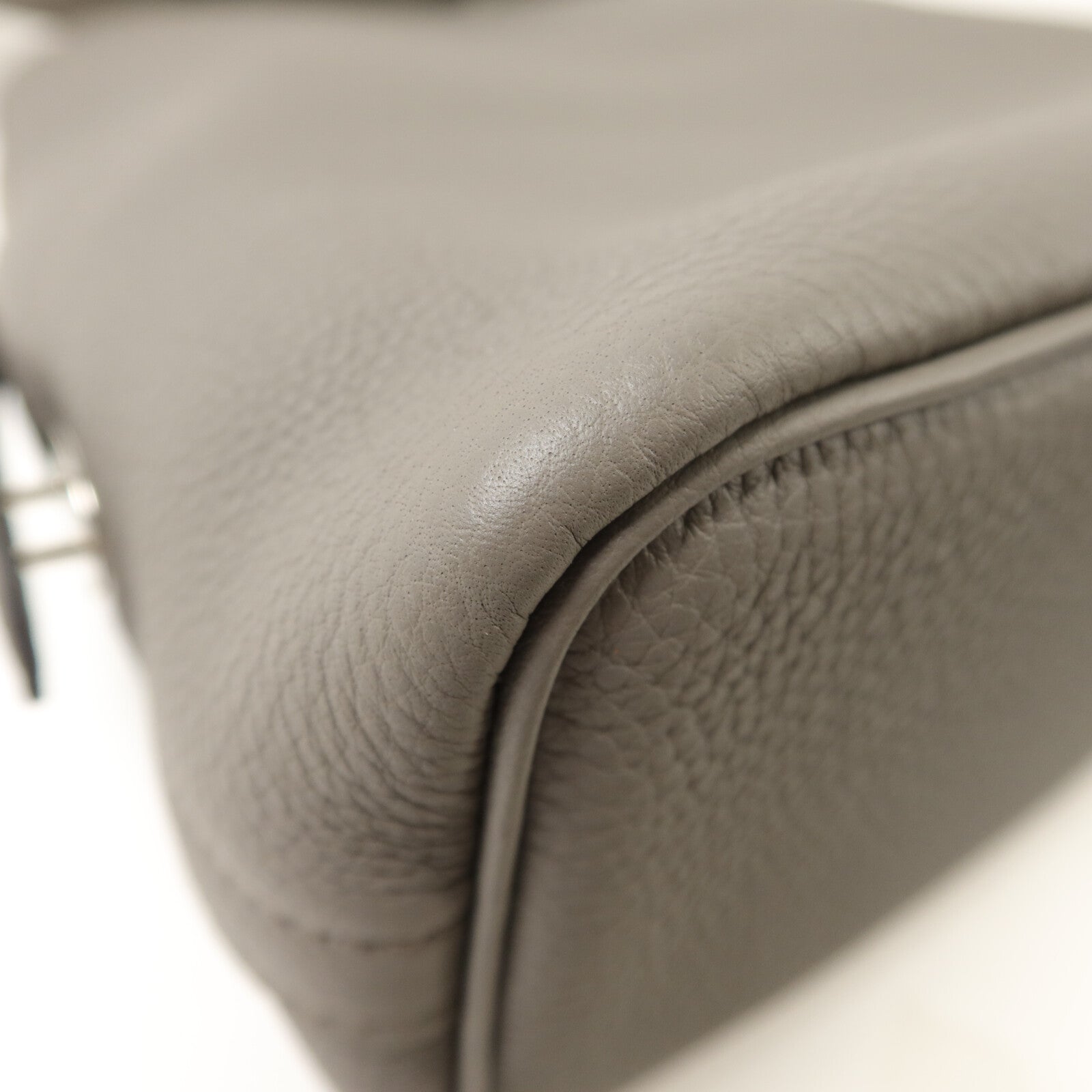 HERMES Togo皮革Bolide Messenger肩背袋Etain