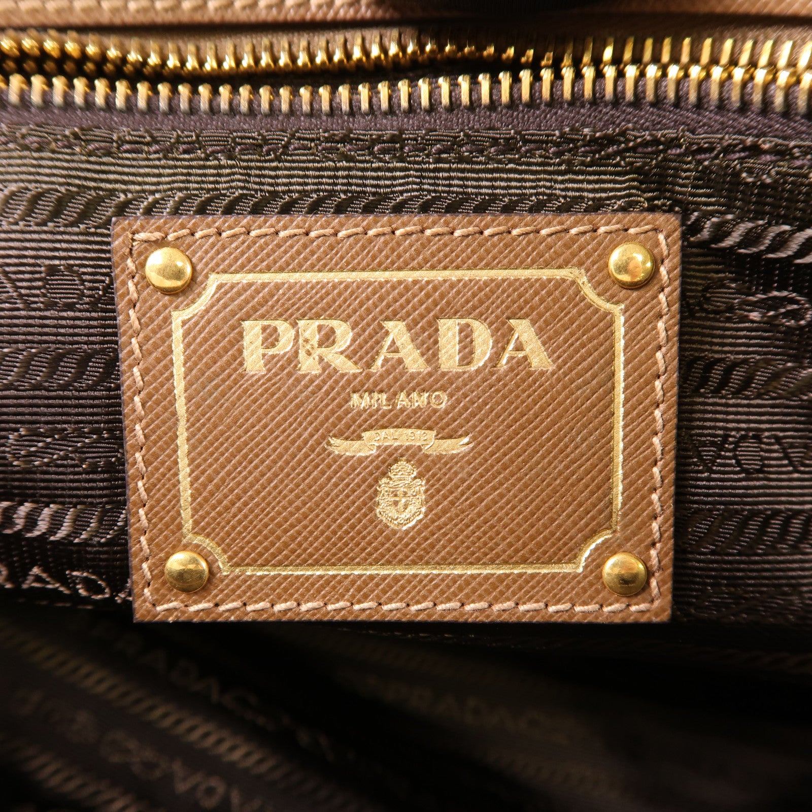 PRADA 尼龍Shoulder Bag金扣肩背袋