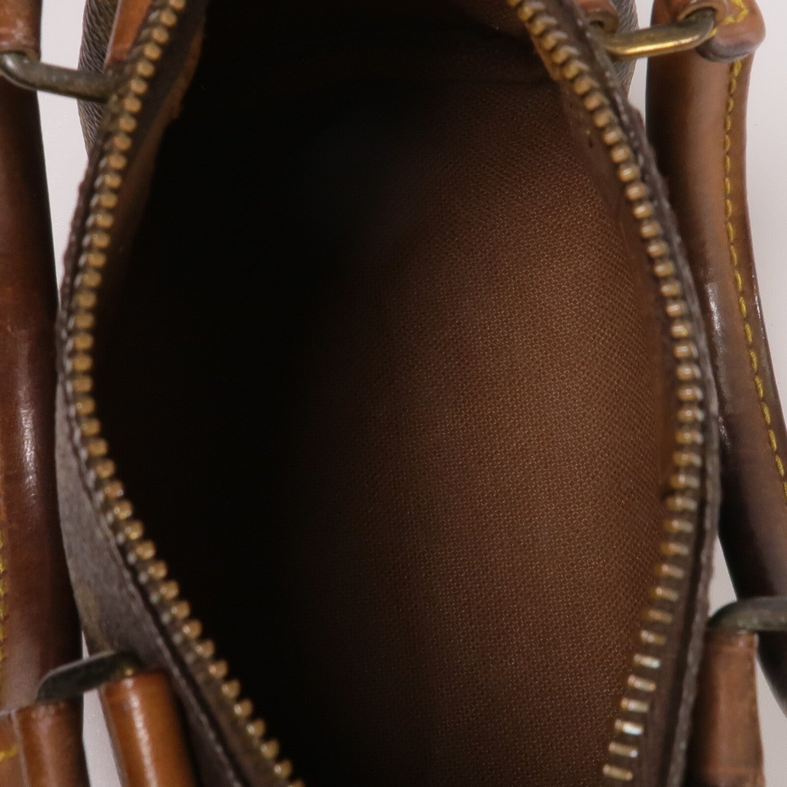 LOUIS VUITTON Monogram Speedy Mini手挽袋棕色