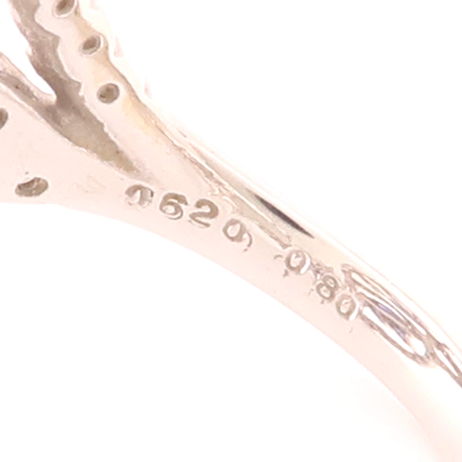 JEWELRY 【激減優惠】PT900鉑金/Sapphire/Diamond藍寶石/鑽石戒指