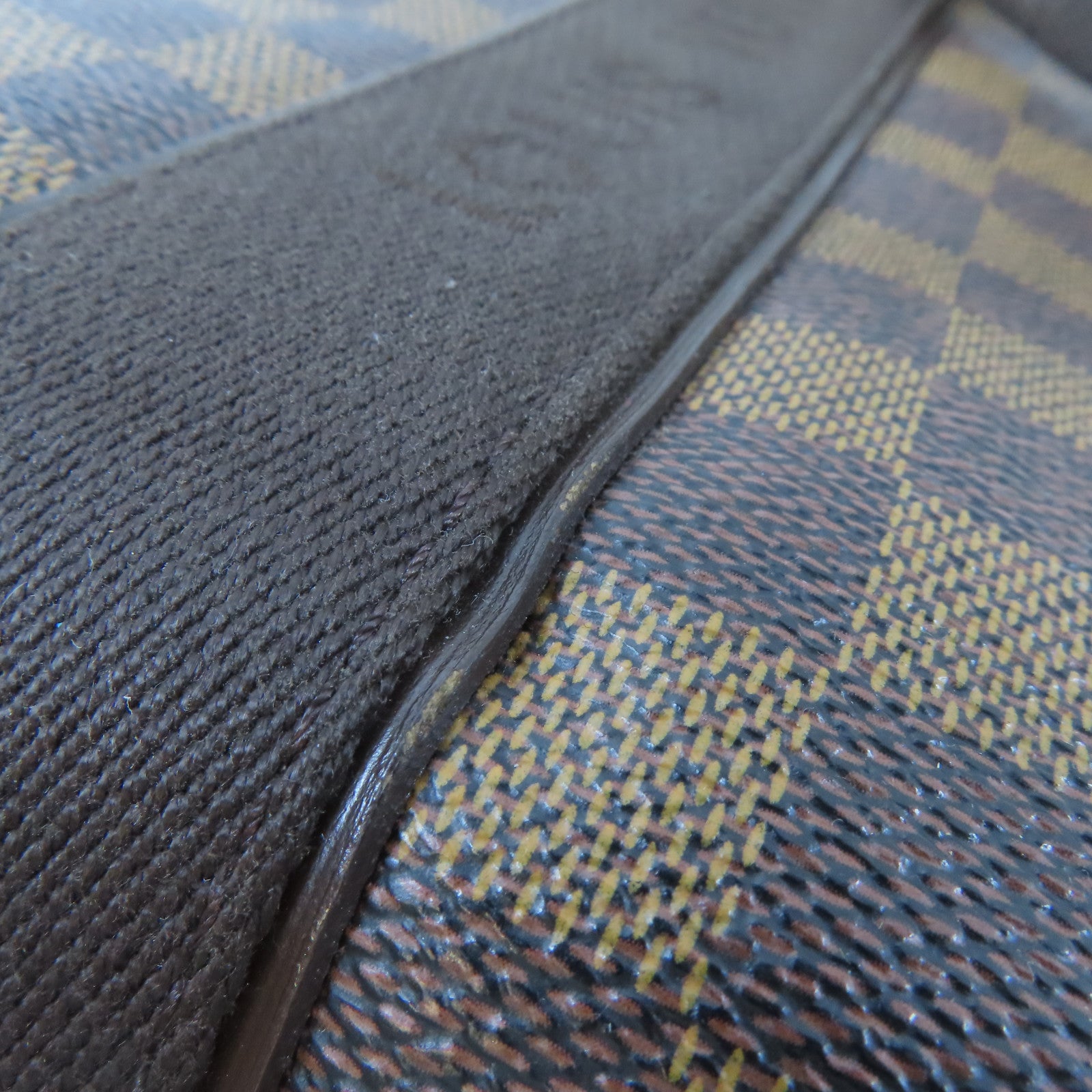 LOUIS VUITTON Damier Ebene Beaubourg金扣手挽袋/肩背袋啡色