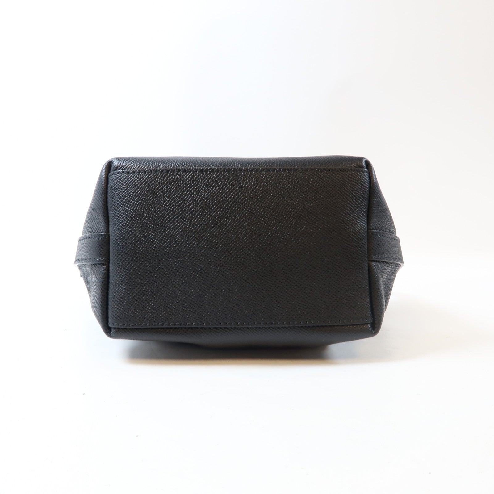 SELECTION 牛皮皮革Shoulder Bag金扣肩背袋黑色